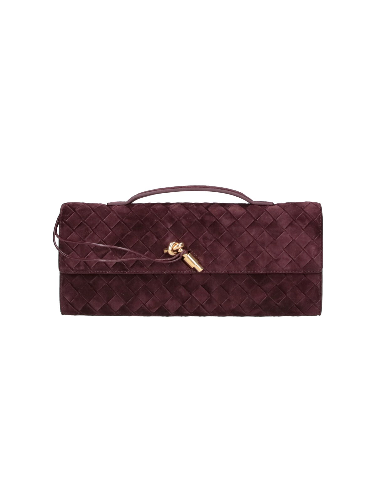 Bottega Veneta Clutch "andiamo" In Brown