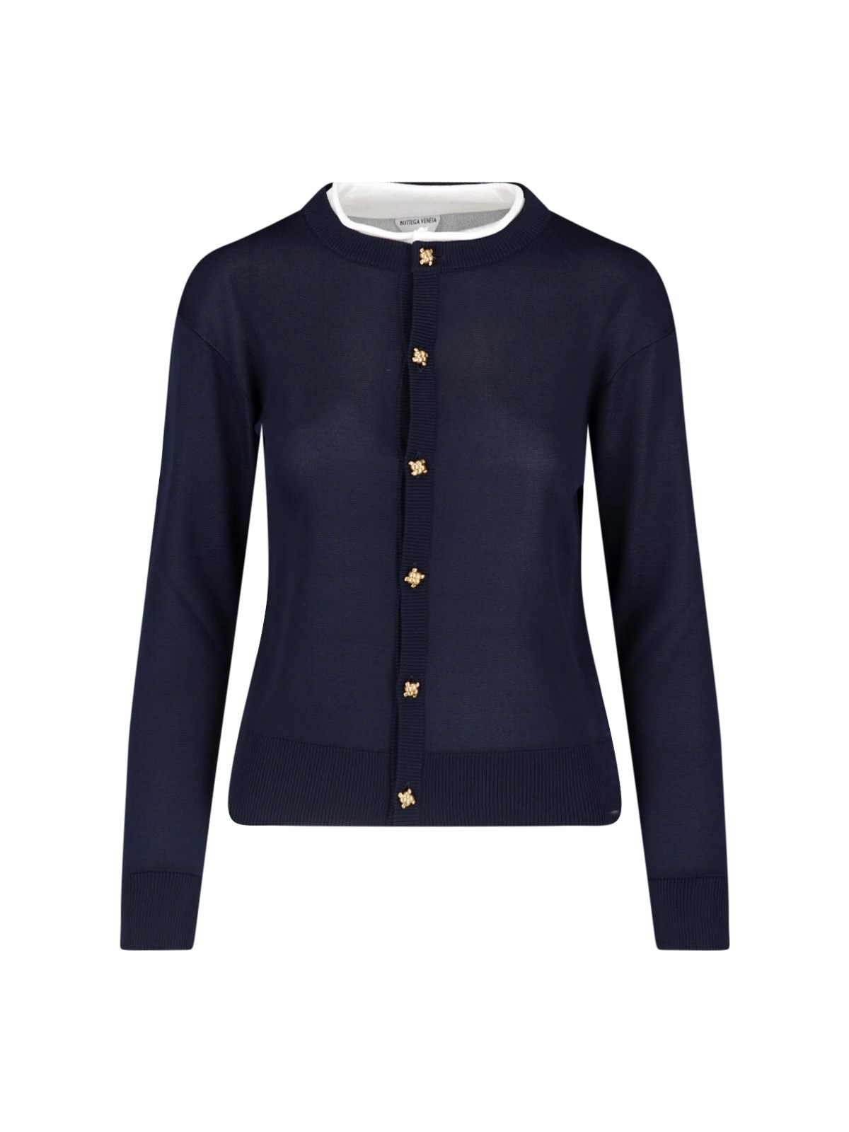 Bottega Veneta Cardigan Doppio In Misto Seta