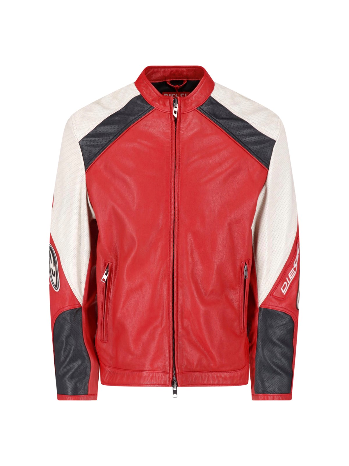 Diesel Giacca Biker In Pelle