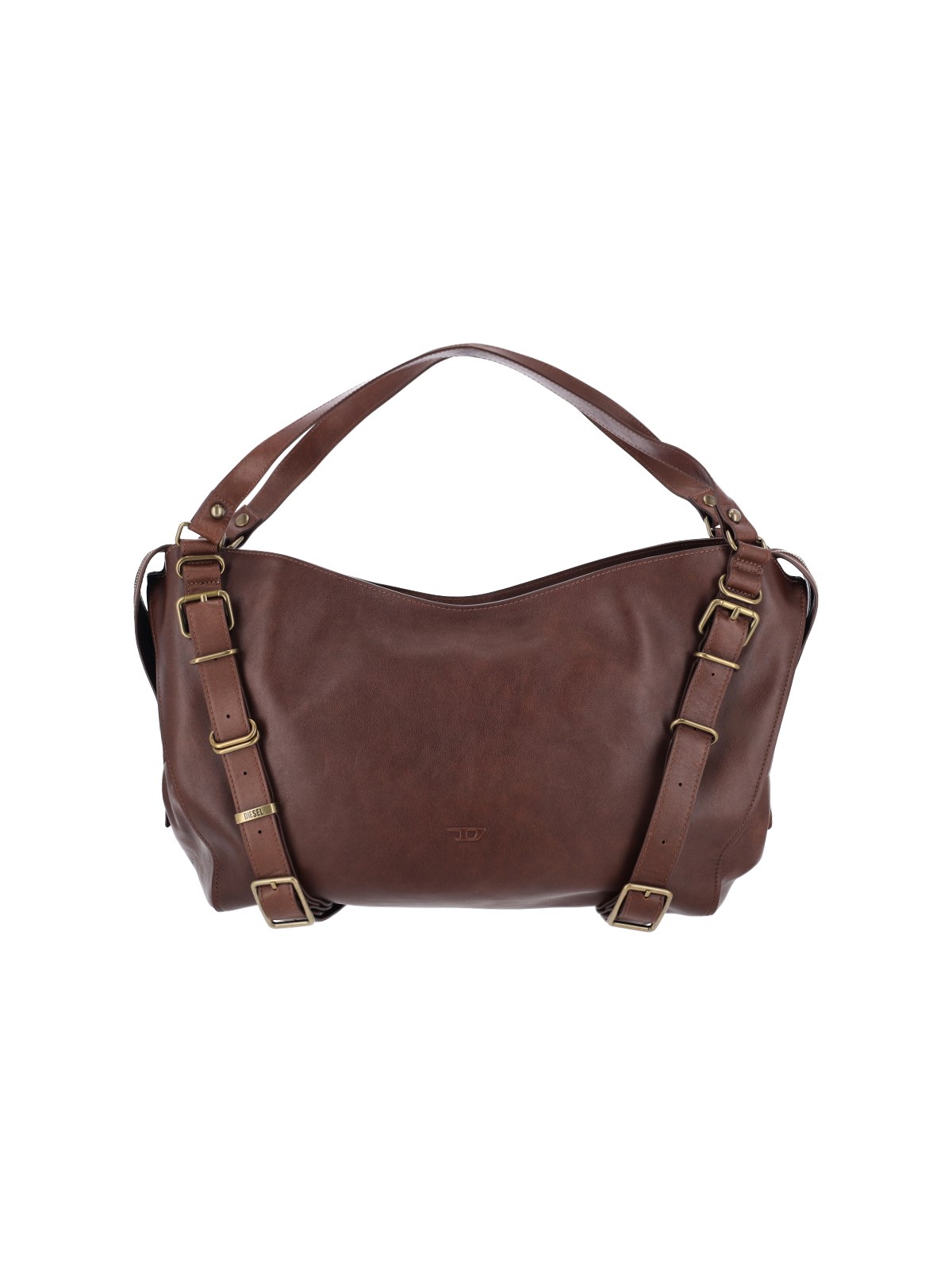 Diesel Women's Brown Large "D-One" Handbag