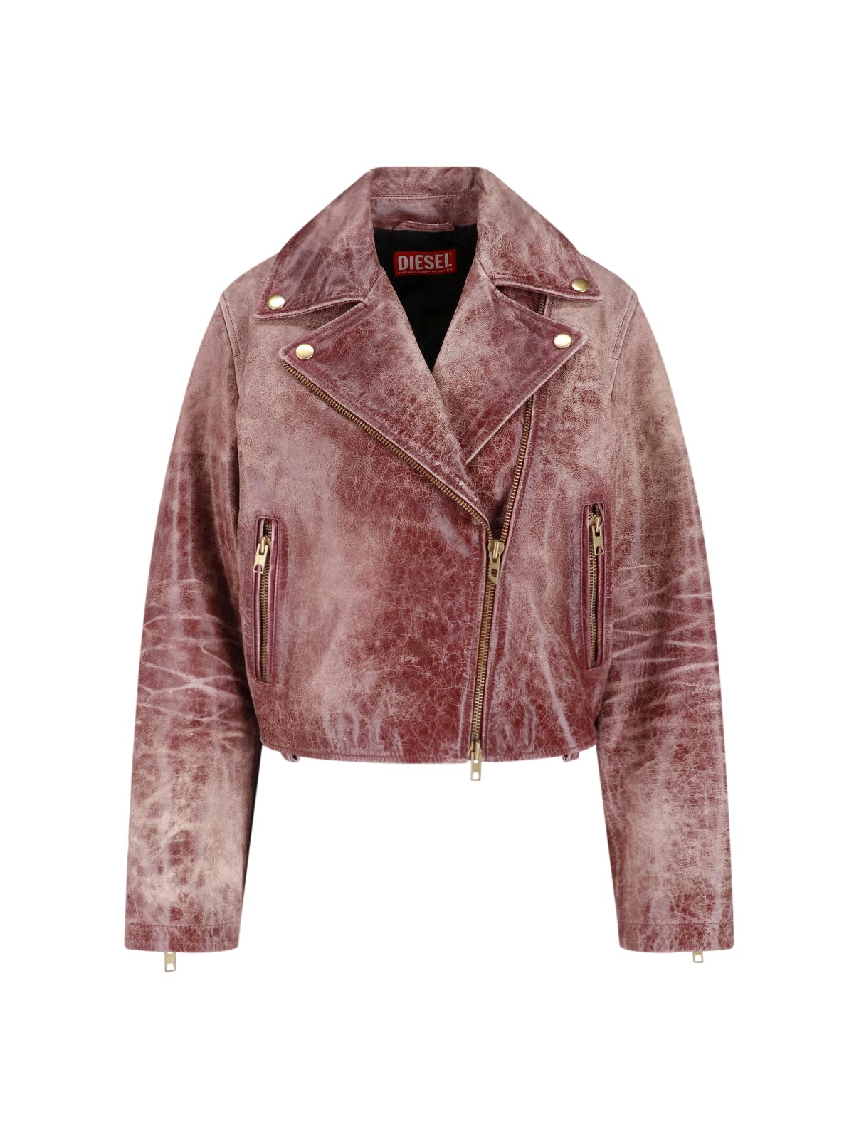 Diesel Giacca Biker In Pelle