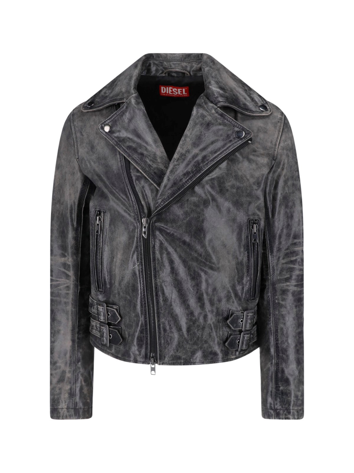 Diesel Giacca Biker In Pelle