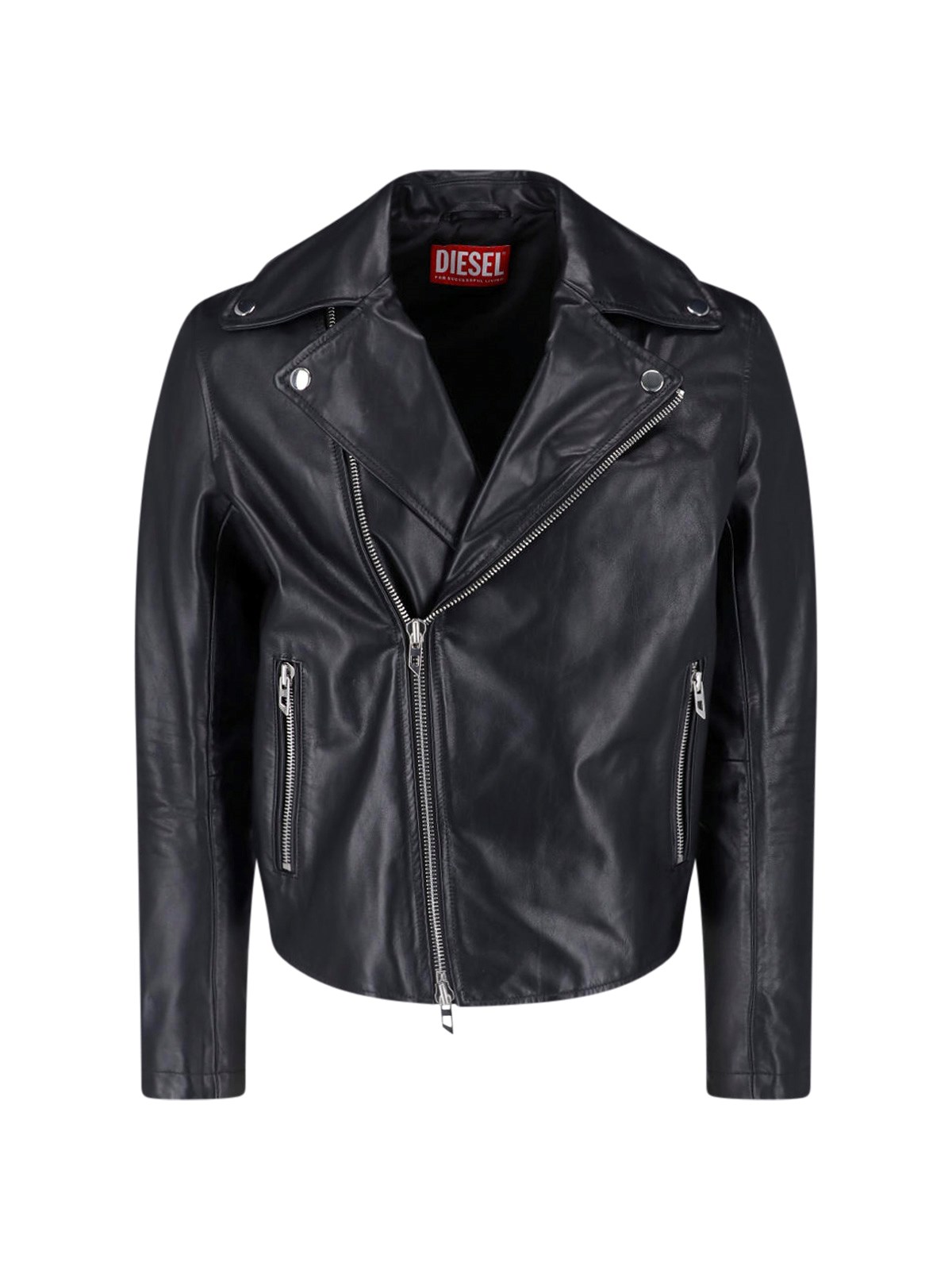 Diesel Giacca Biker In Pelle