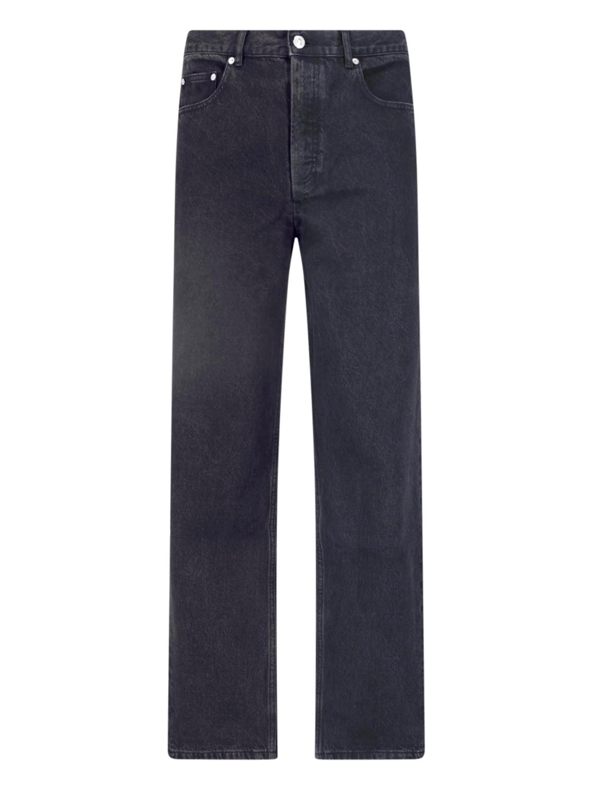 A.p.c. Uomo Nero Jeans Dritti