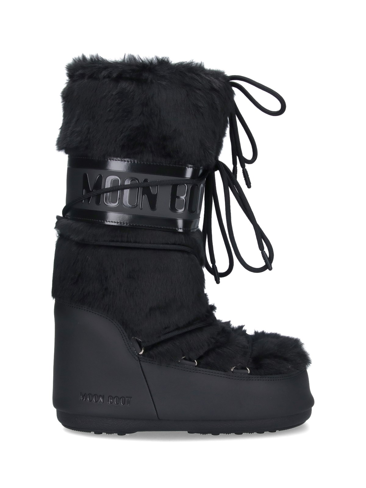 Moon Boot Unisex Black Padded Boots "Icon"