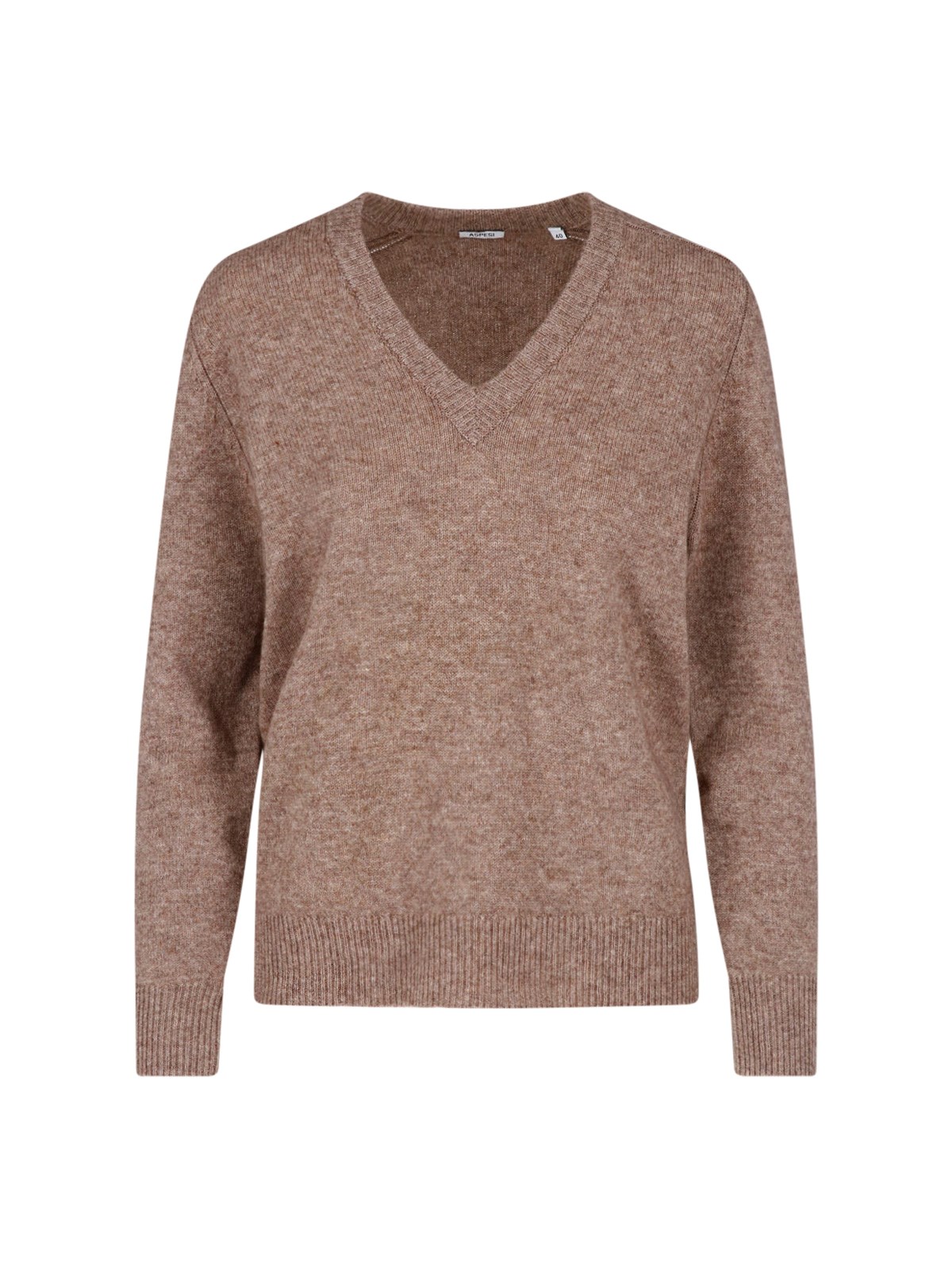 Aspesi Donna Taupe Maglione In Lana