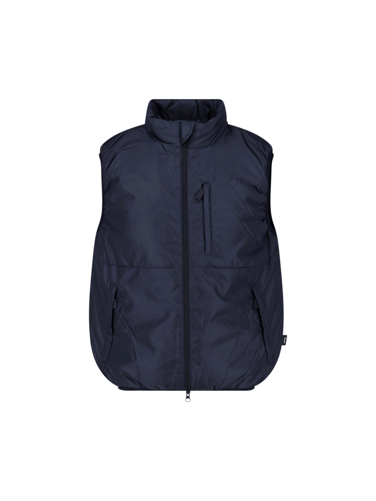 Aspesi Uomo Blu Gilet Zip