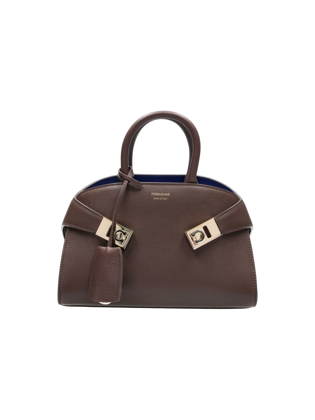 Ferragamo , Handbags, Female, Brown, One Size, Mini Hug Handbag - Image 3