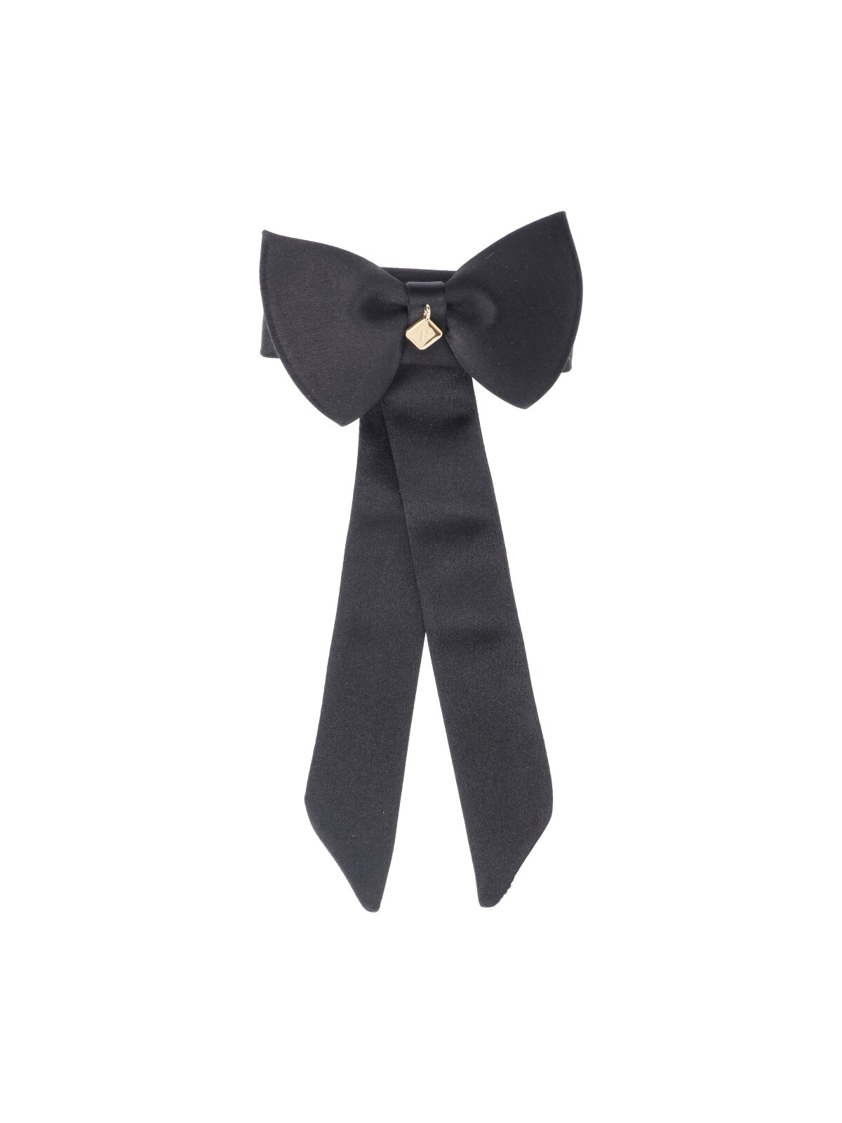Ferragamo Donna Nero Fermaglio Fiocco