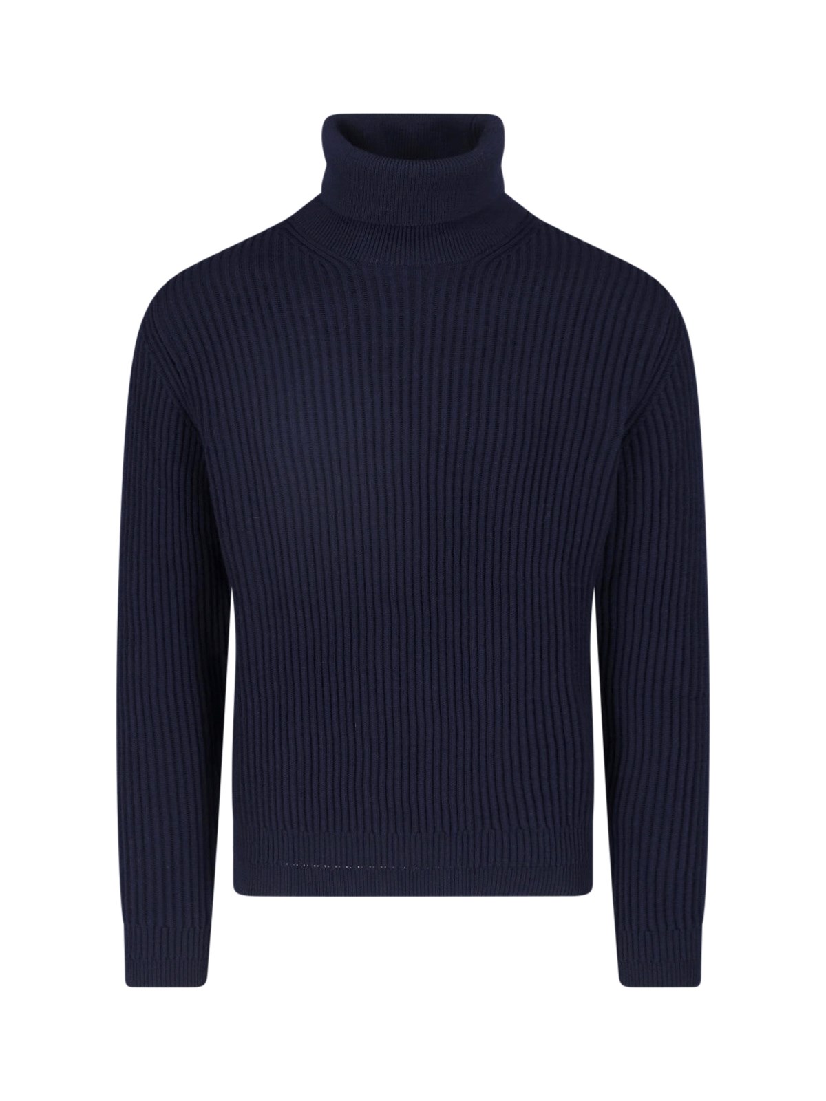 Zanone Uomo Blu Maglione In Lana Vergine