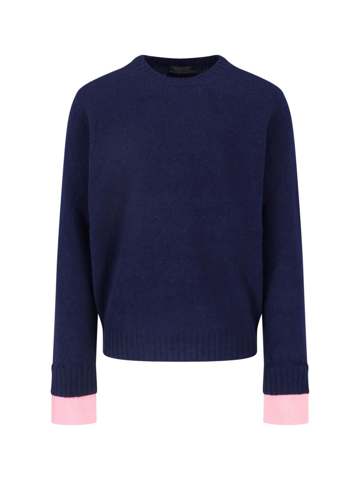 Prada Men's Blue Shetland Wool Sweater
