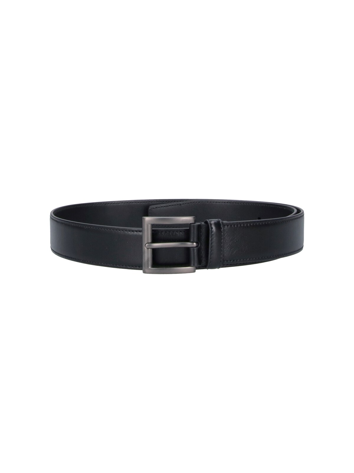 Prada Calfskin Belt In Black