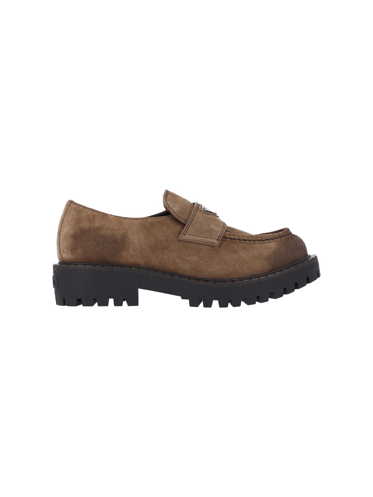 Prada Men's Brown Loafers “Chocolate”