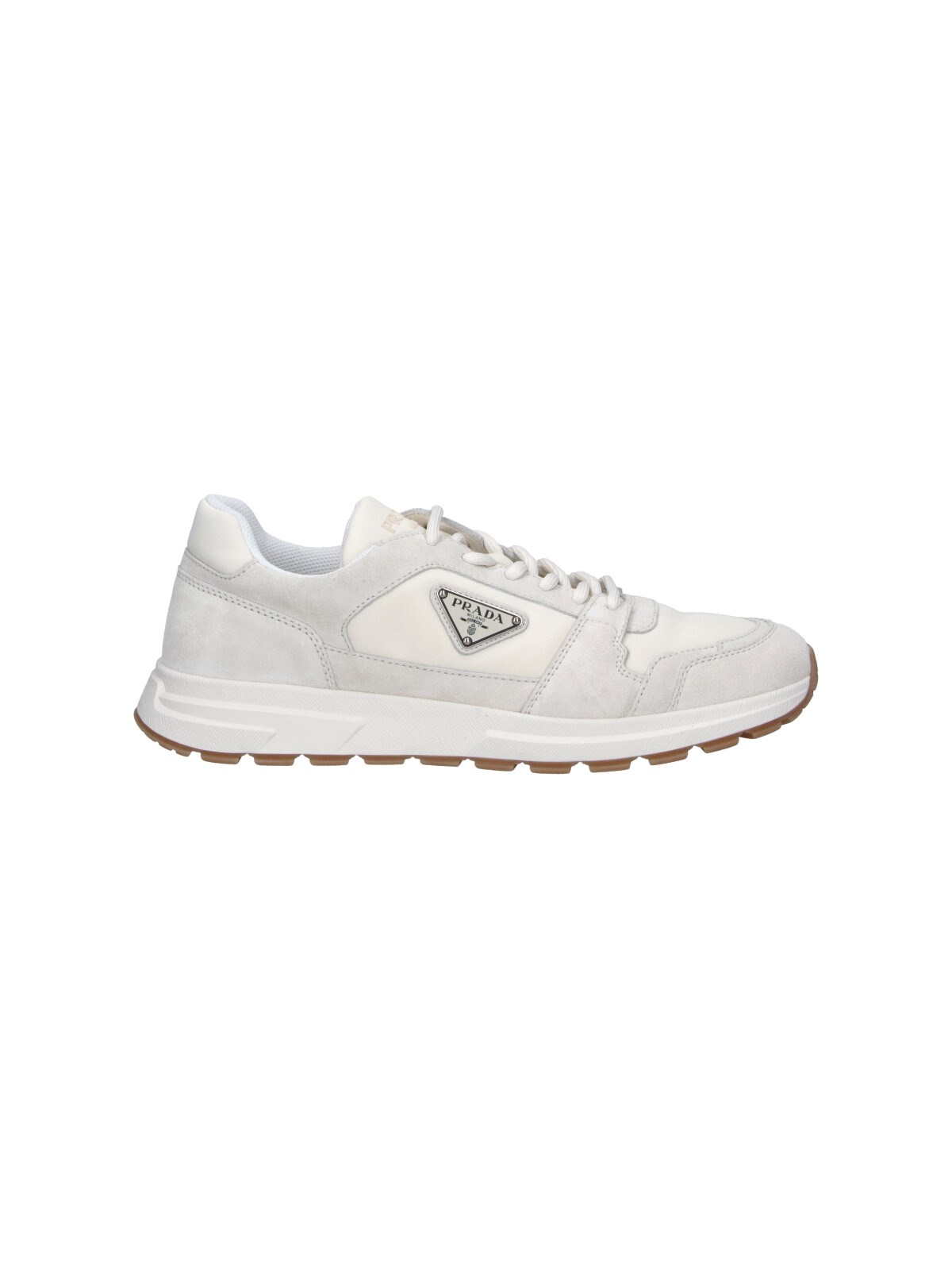 Prada Men's Cream Sneakers “Prax”
