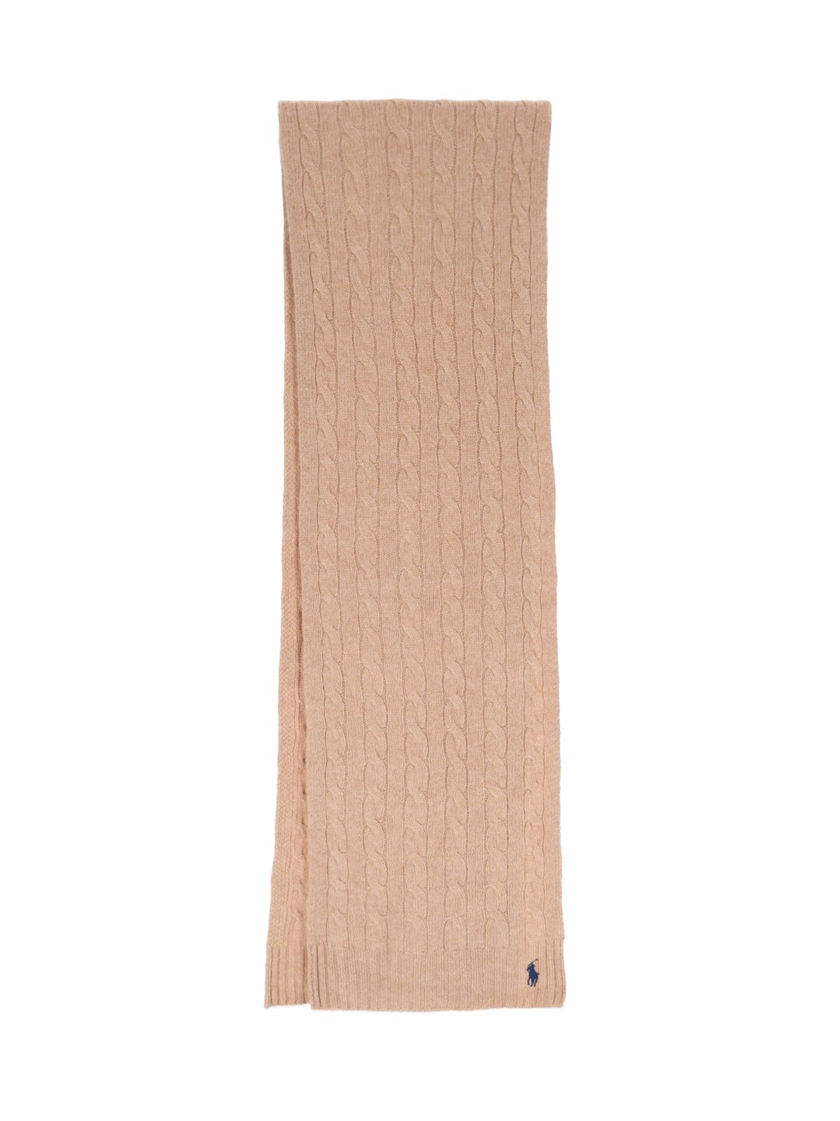 Polo Ralph Lauren Donna Beige Sciarpa Logo