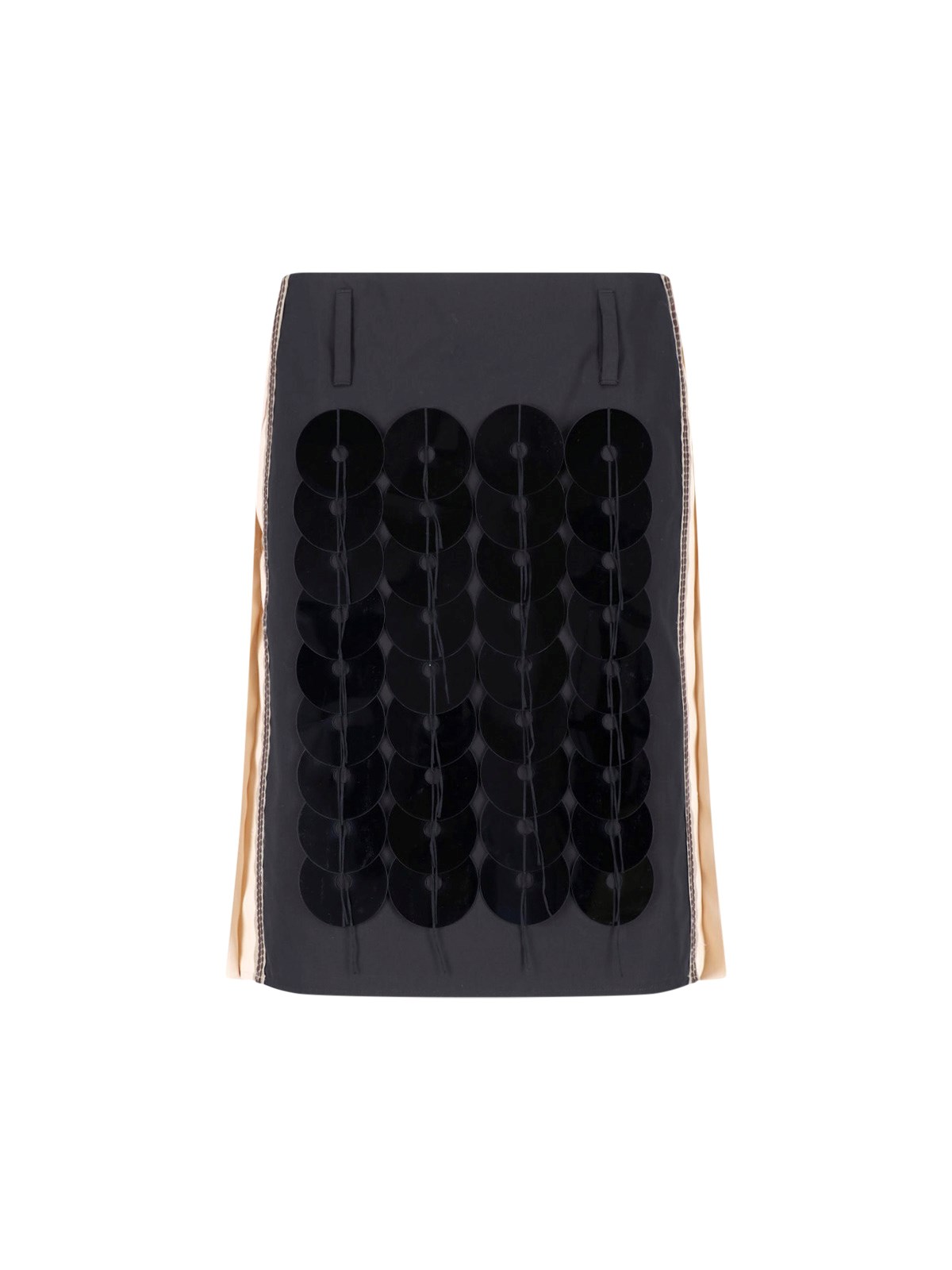 Marni Donna Nero Gonna Midi Con Paillettes