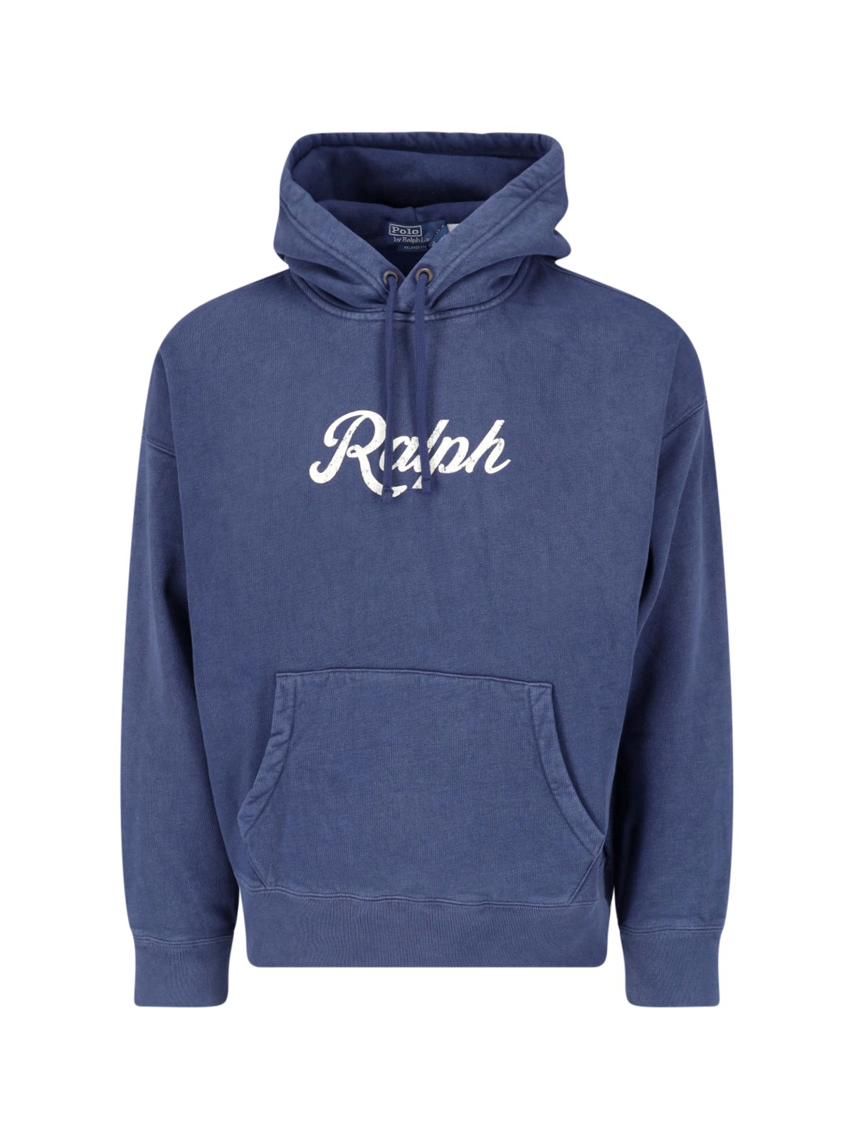 Polo Ralph Lauren Uomo Blu Felpa Cappuccio Logo