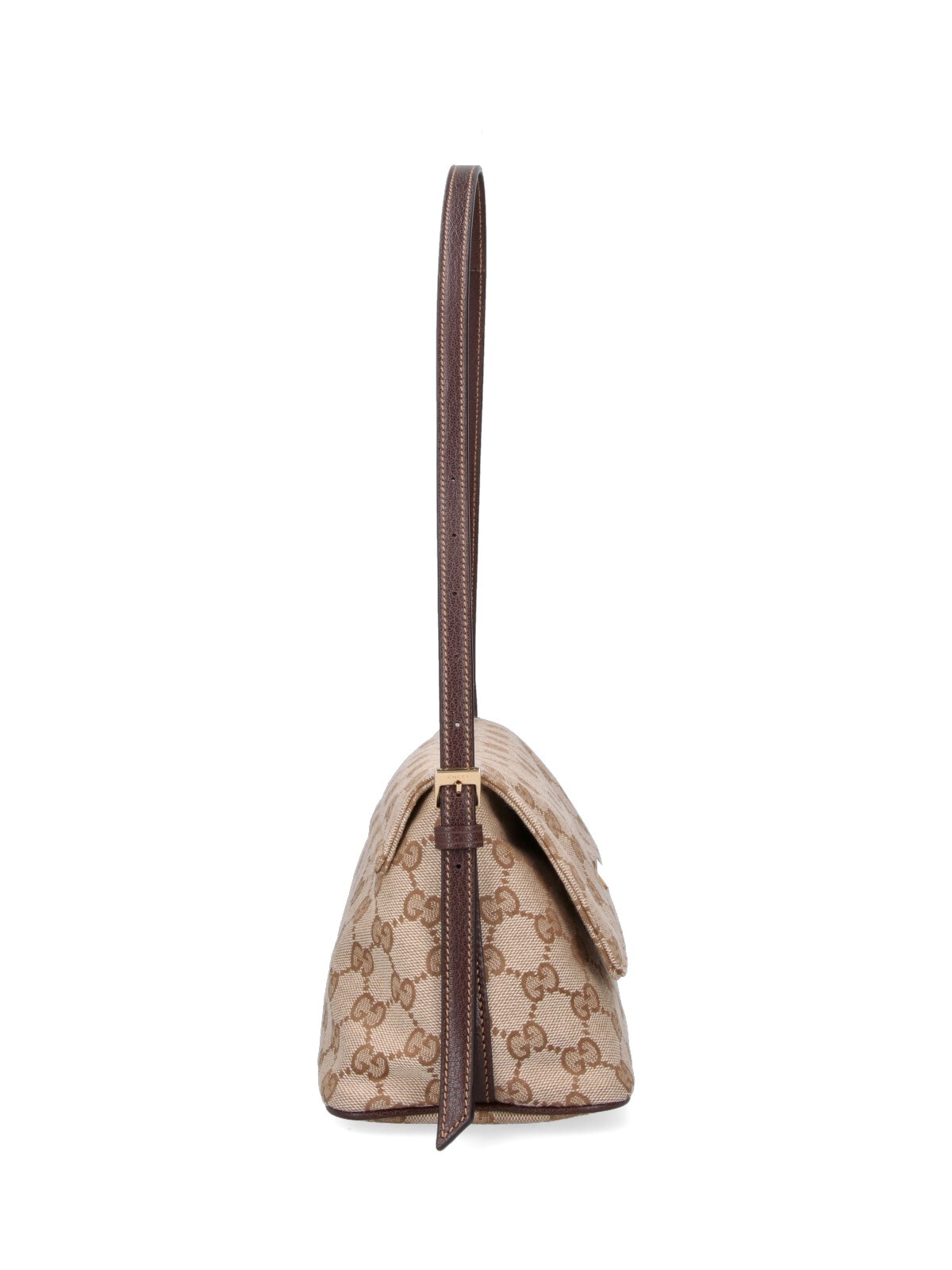GUCCI ショルダーバッグ　GGキャンバス　ブラウン Gucci Medium shoulder bag 