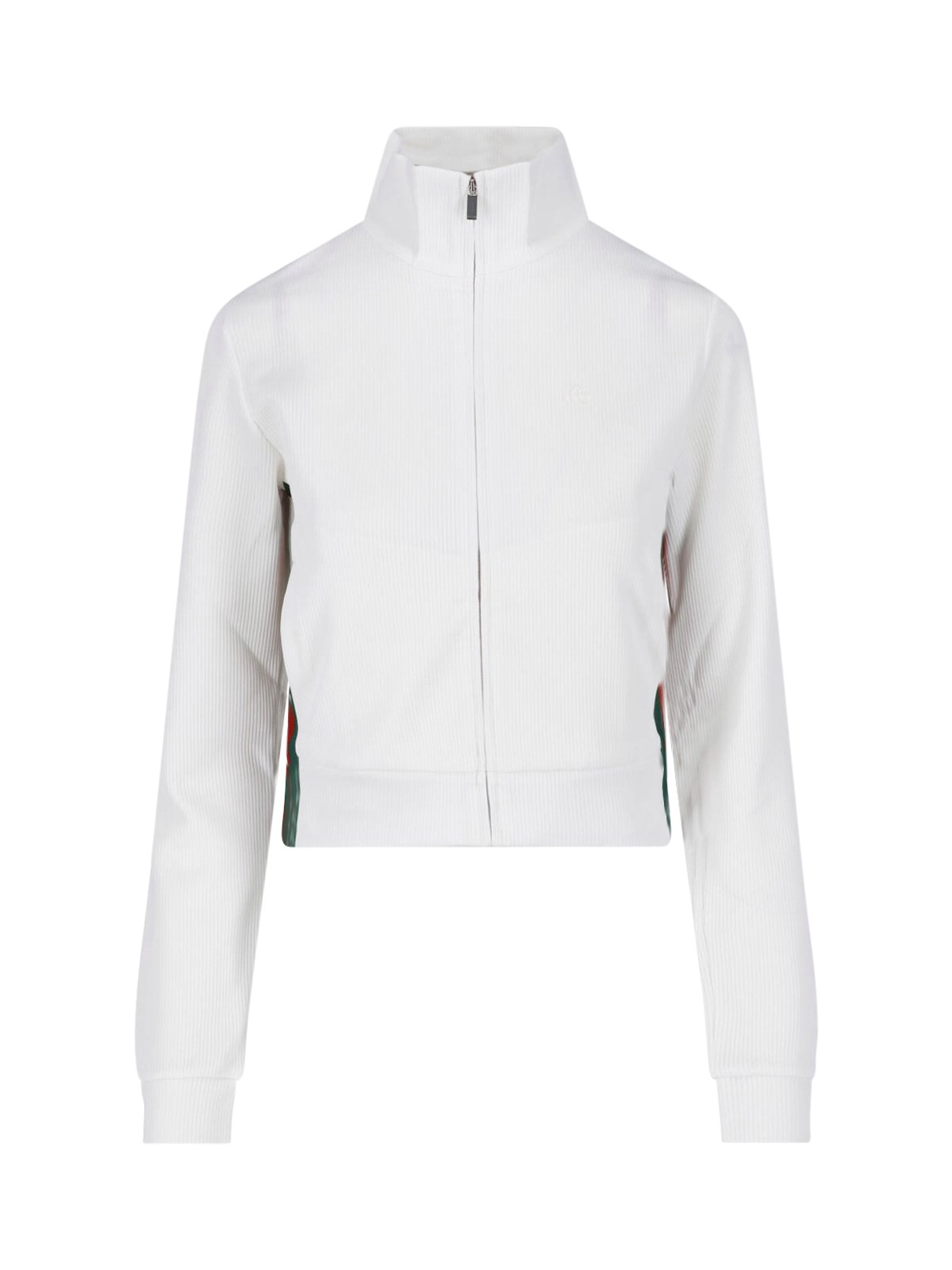 Gucci Baumwoll-Jersey-Reißverschluss-Sweatshirt