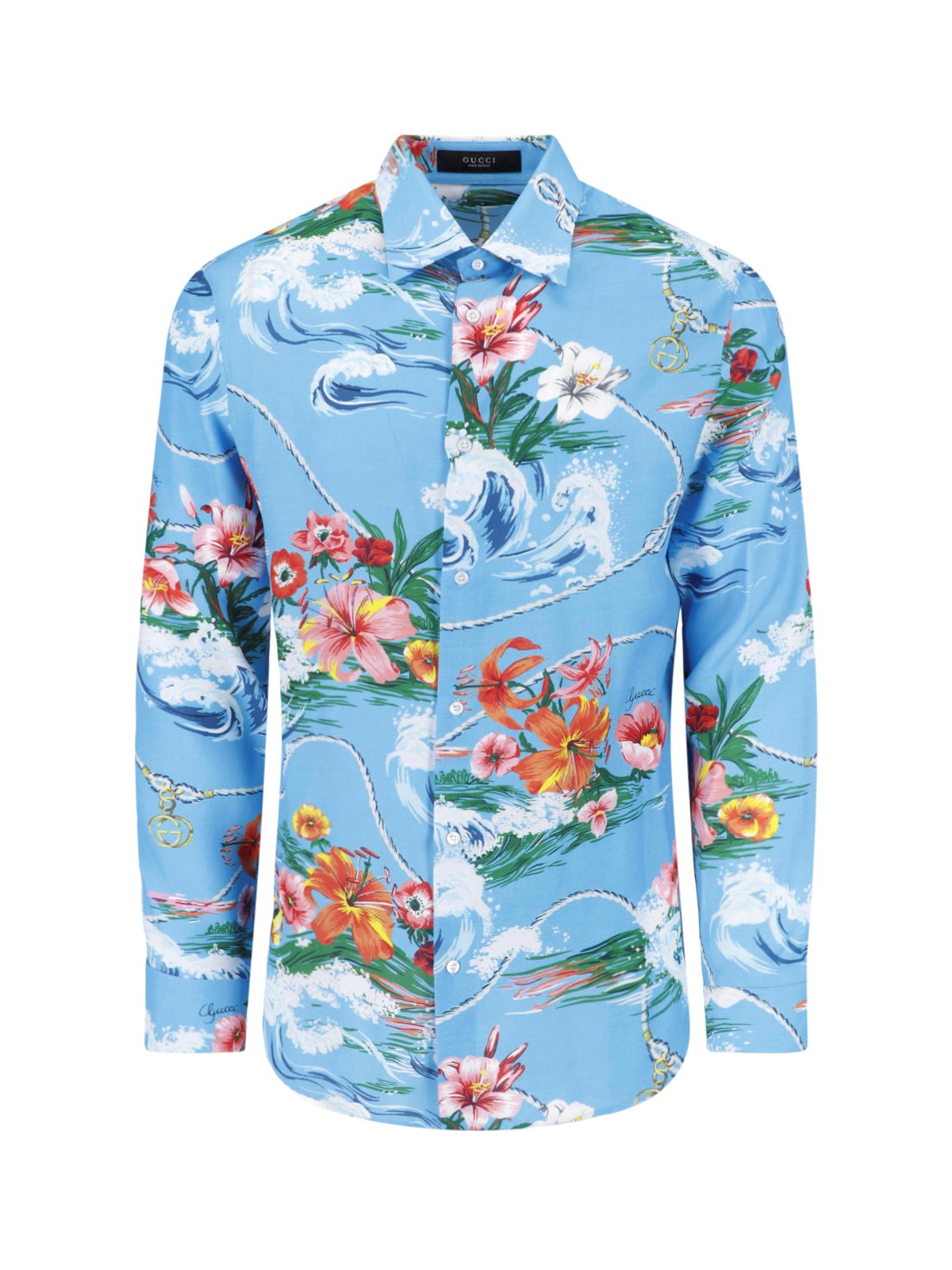 Gucci Bedruckte Viskosebluse