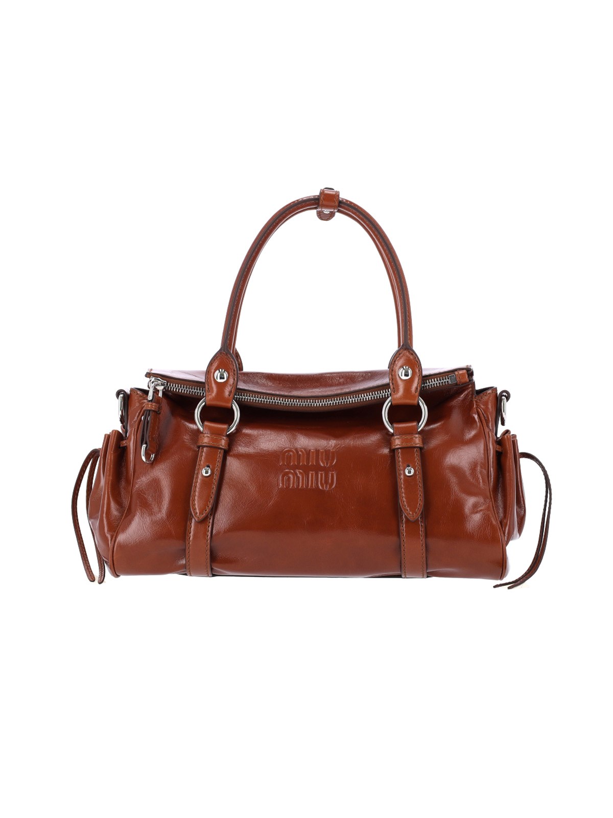 Miu Miu Women's Brown Leather Handbag