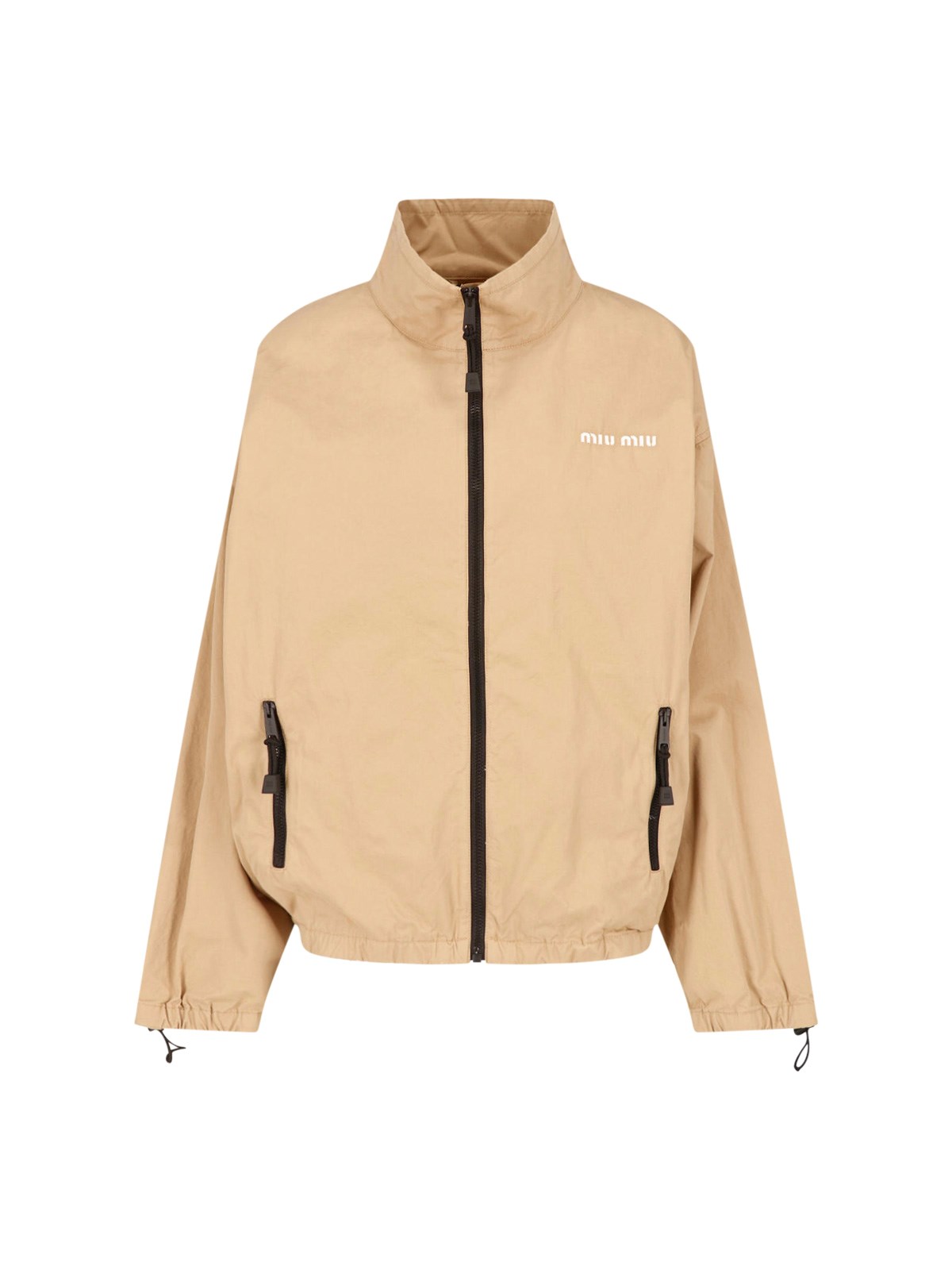 miu miu Cotton Gabardine Jacket