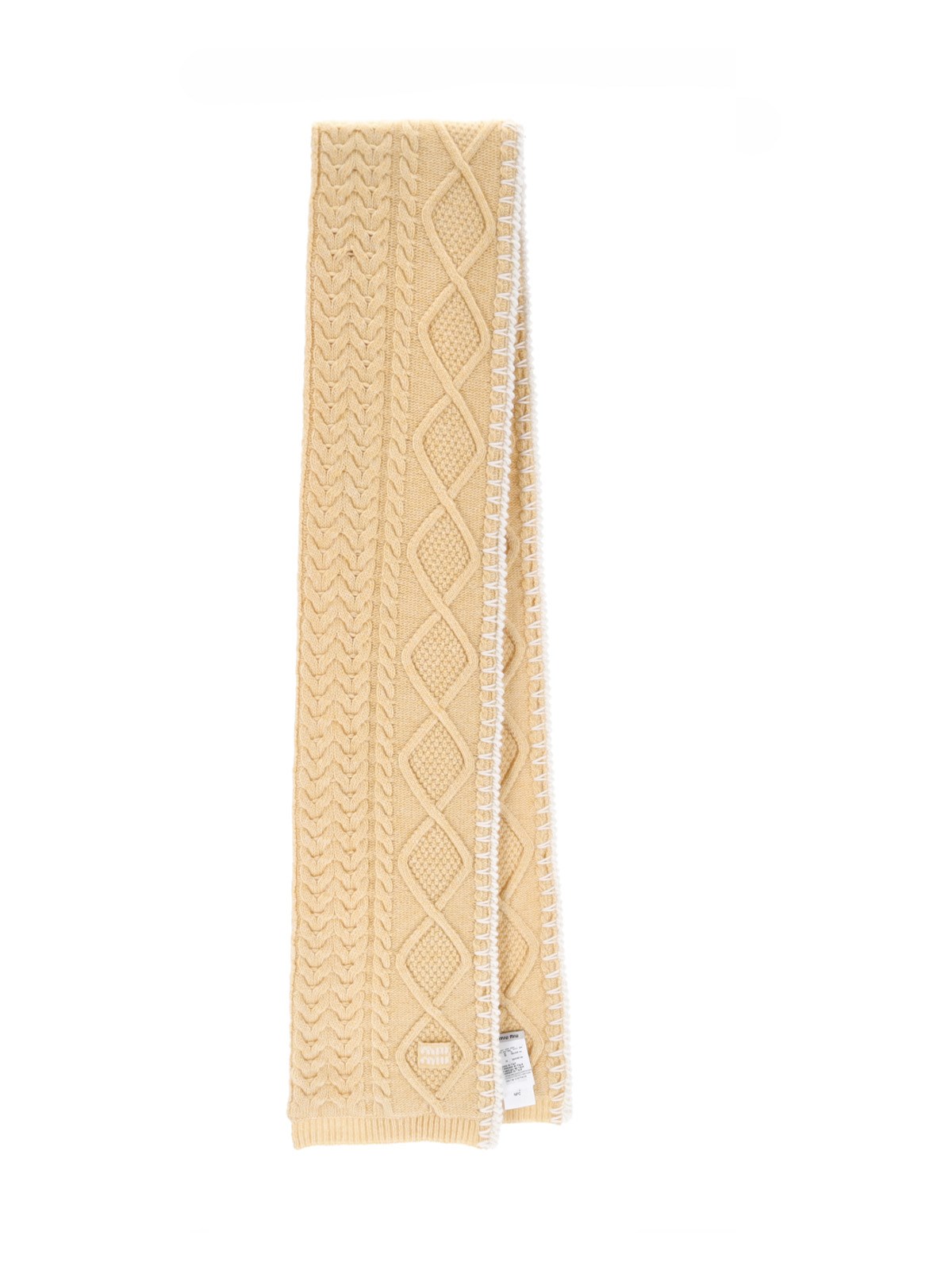 miu miu Virgin Wool And Cashmere Scarf