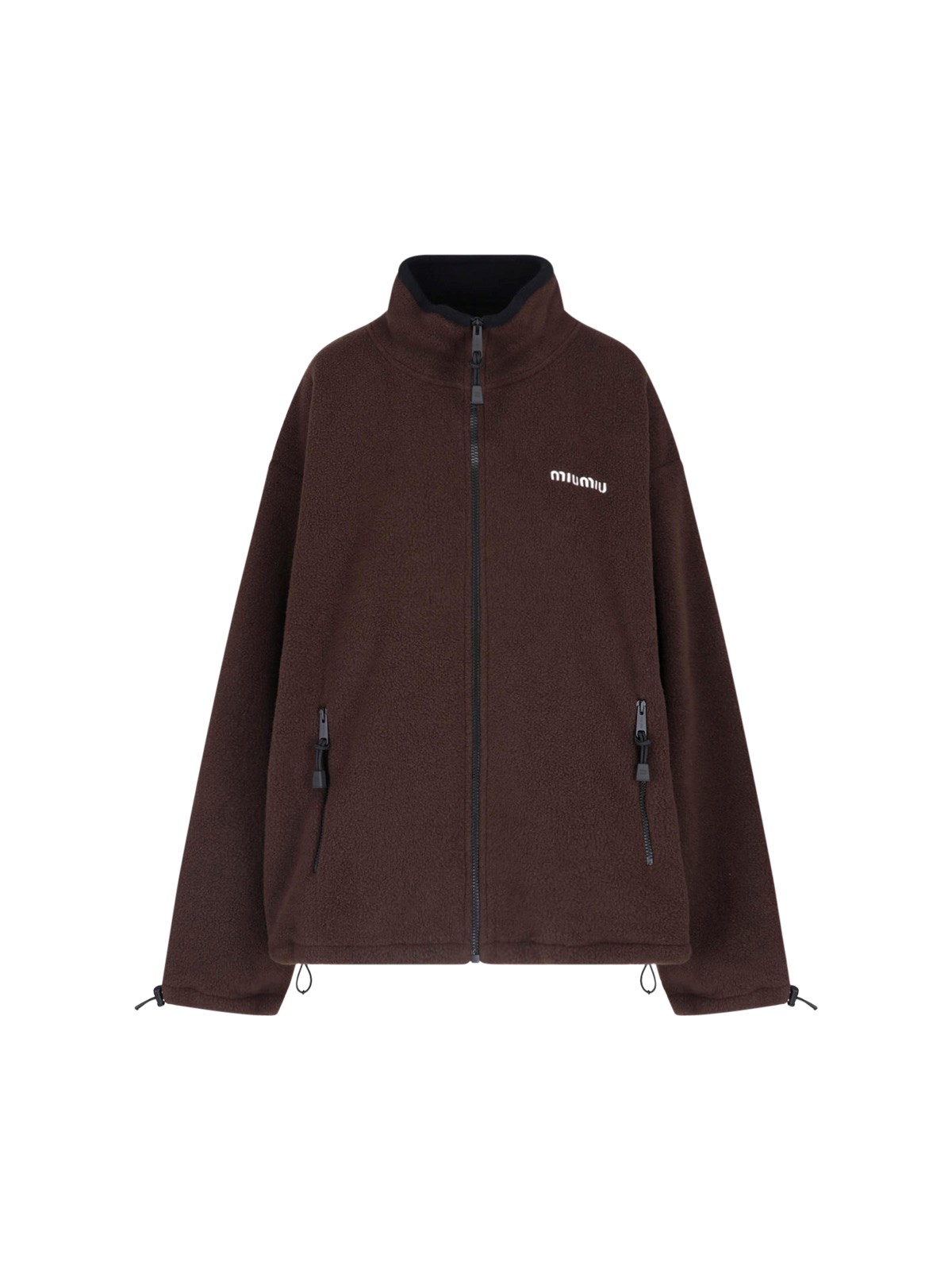 miu miu Fleece Logo Sweatshirt