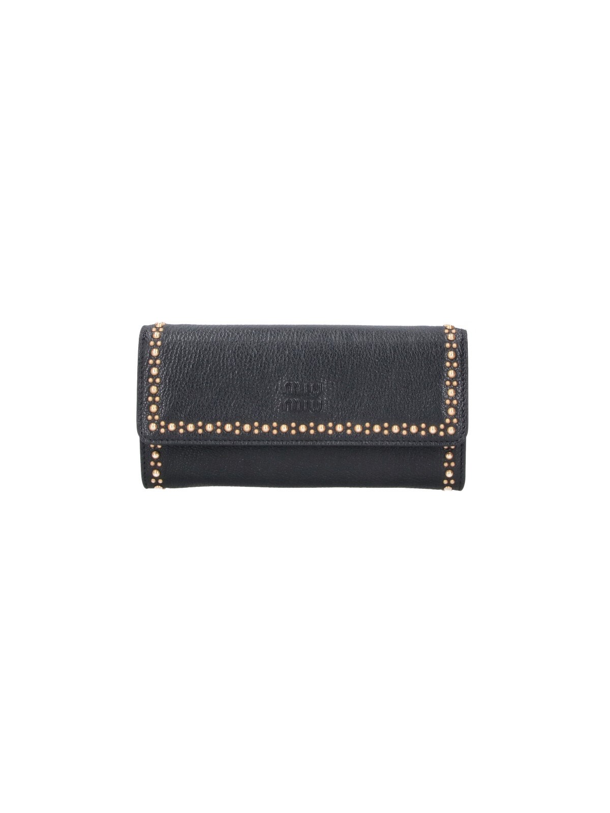miu miu Leather Crossbody Wallet