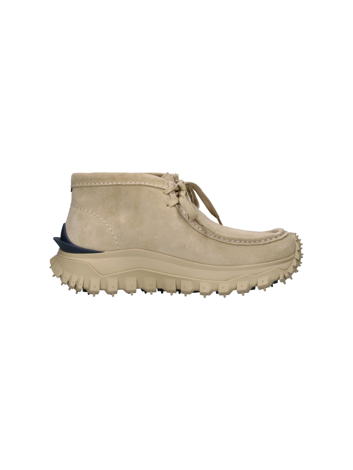 Moncler Men's Gray X Clarks Ankle Boots "Trailgrip Wallabee Gtx"