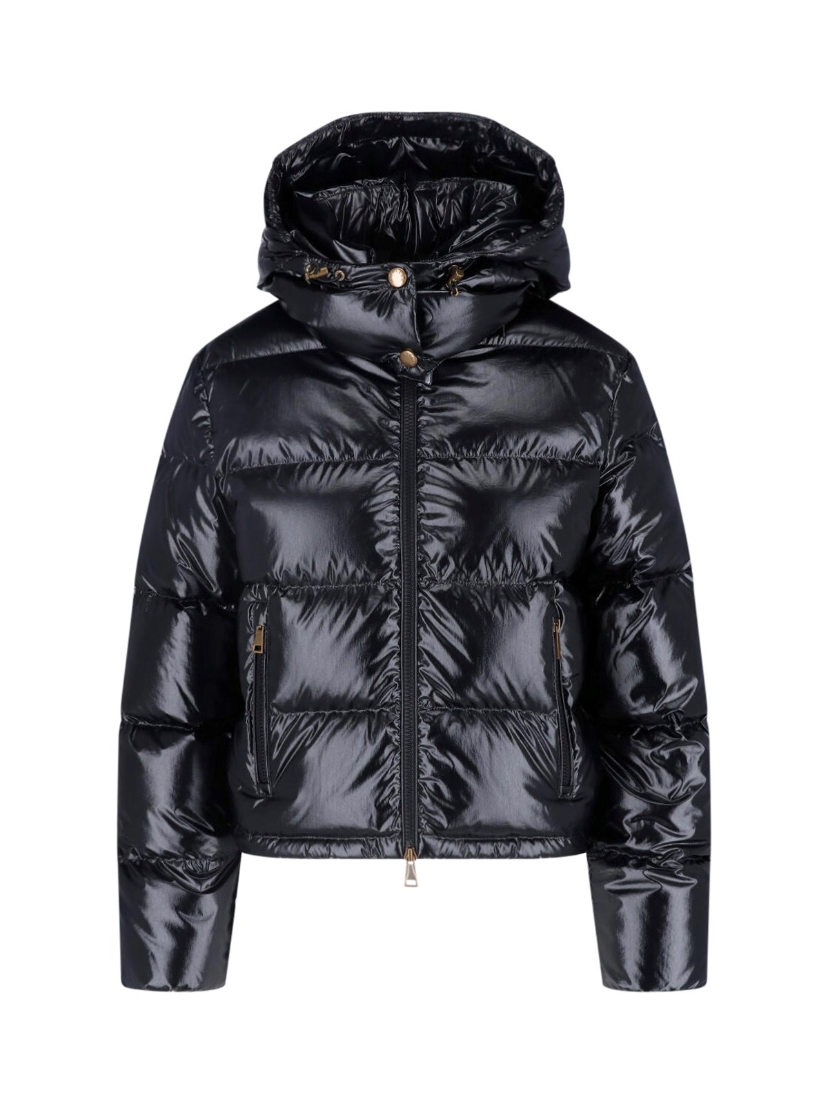 Moncler Niveole Short Down Jacket - Woman Jackets Black 2 - Immagine 4