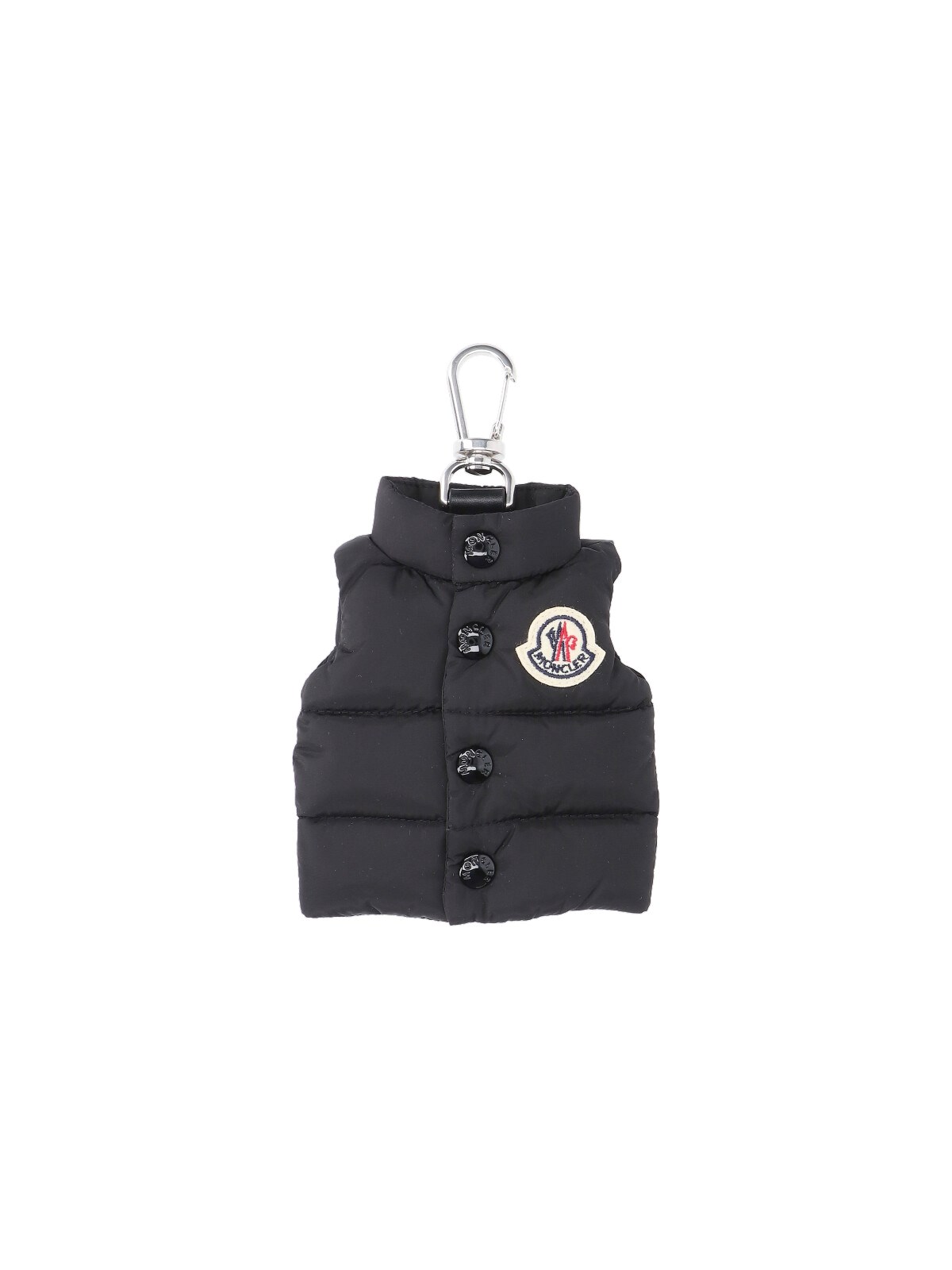 Moncler Men's Black Charm Keychain