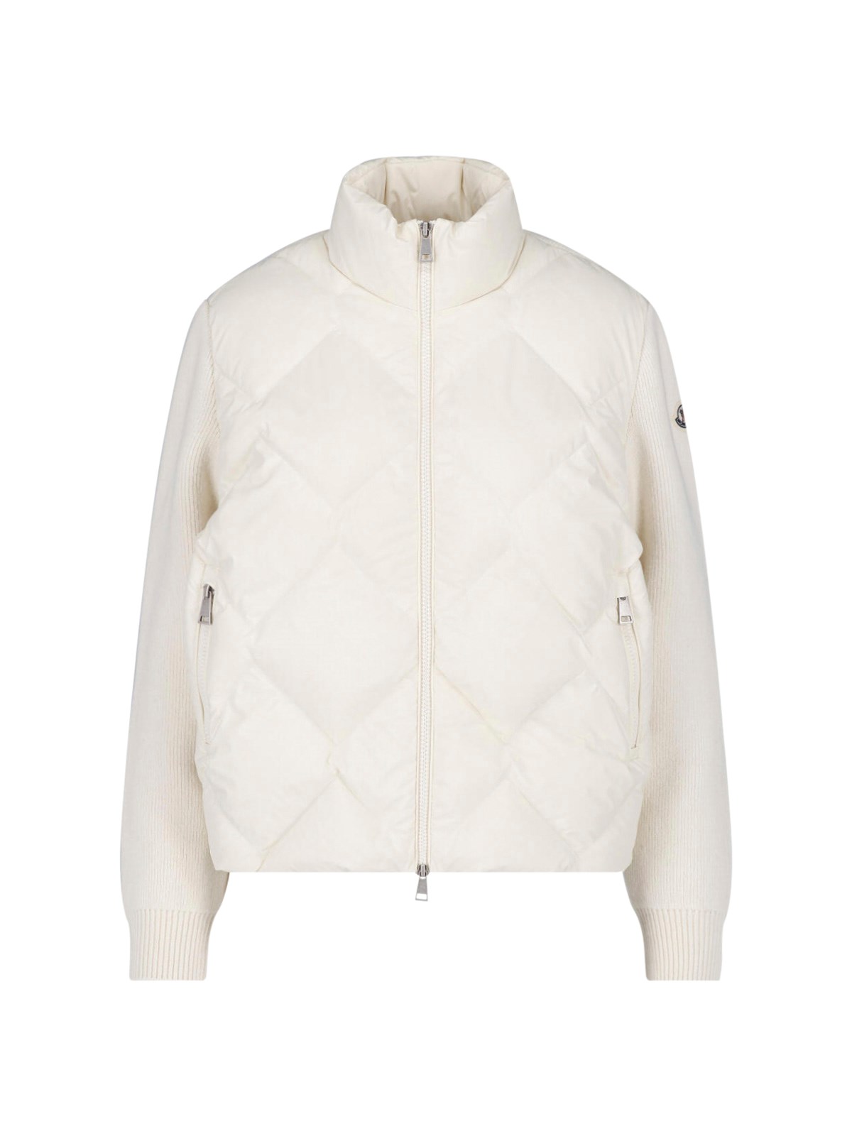 Moncler Women's White Padded Cardigan