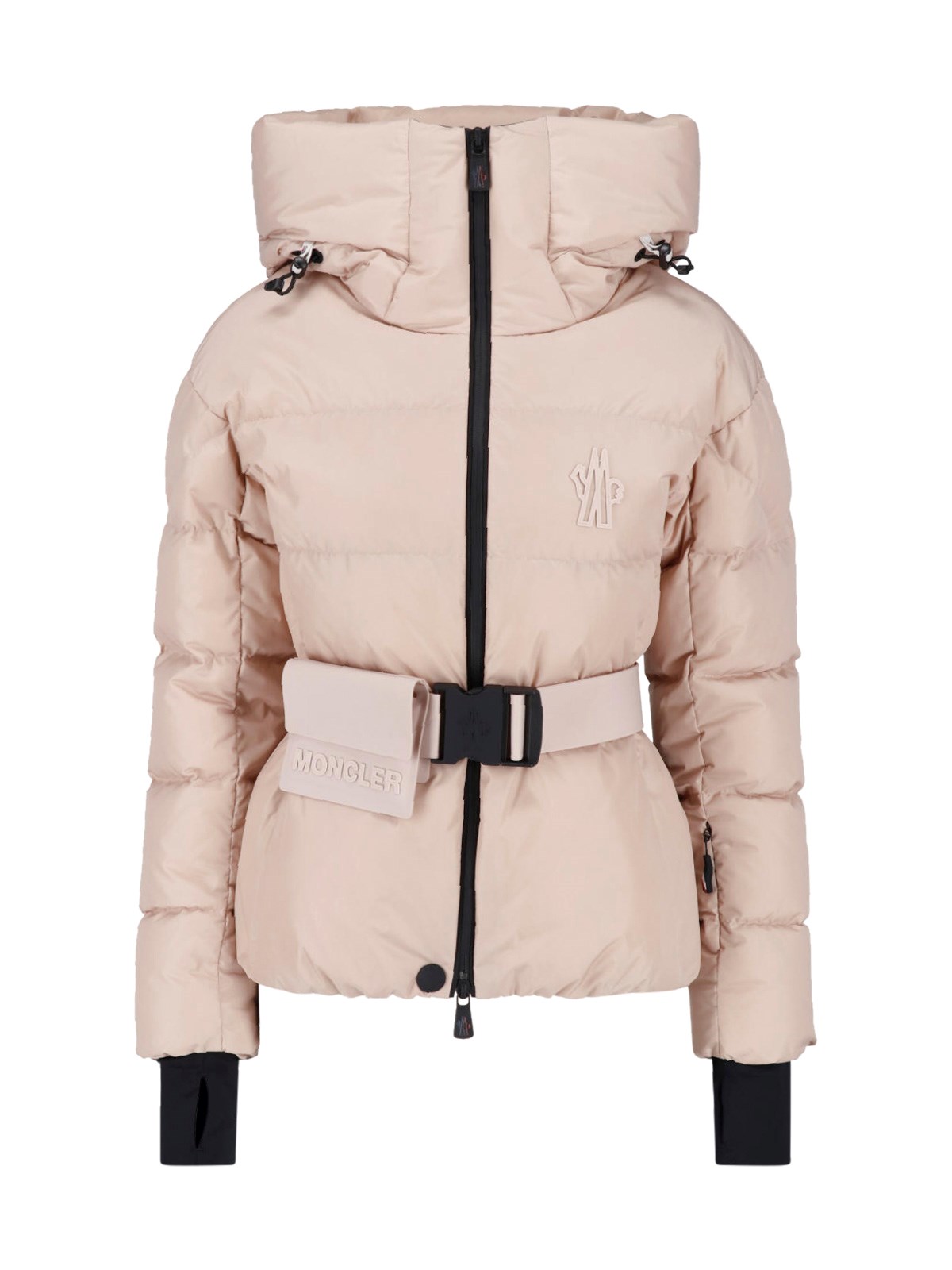 Moncler Grenoble Women's Pink Padded Ski Jacket "Bouquetin"