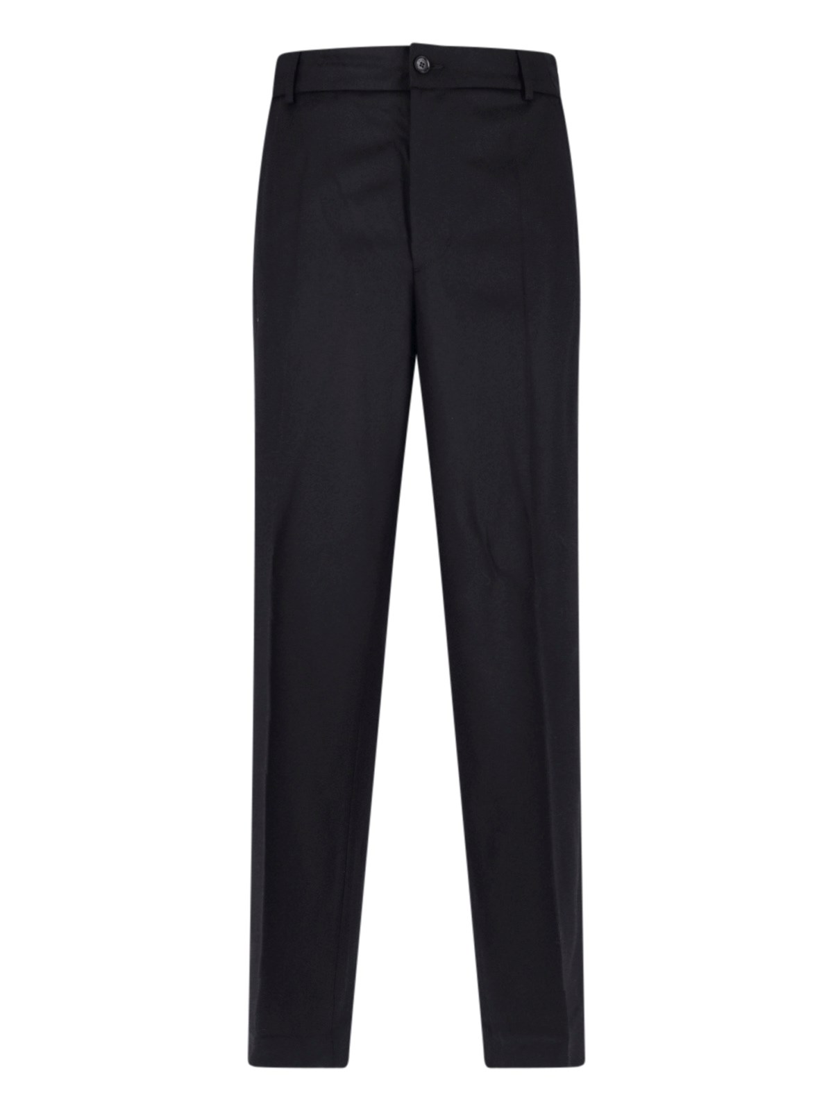 Moncler Uomo Nero Pantaloni In Lana Vergine