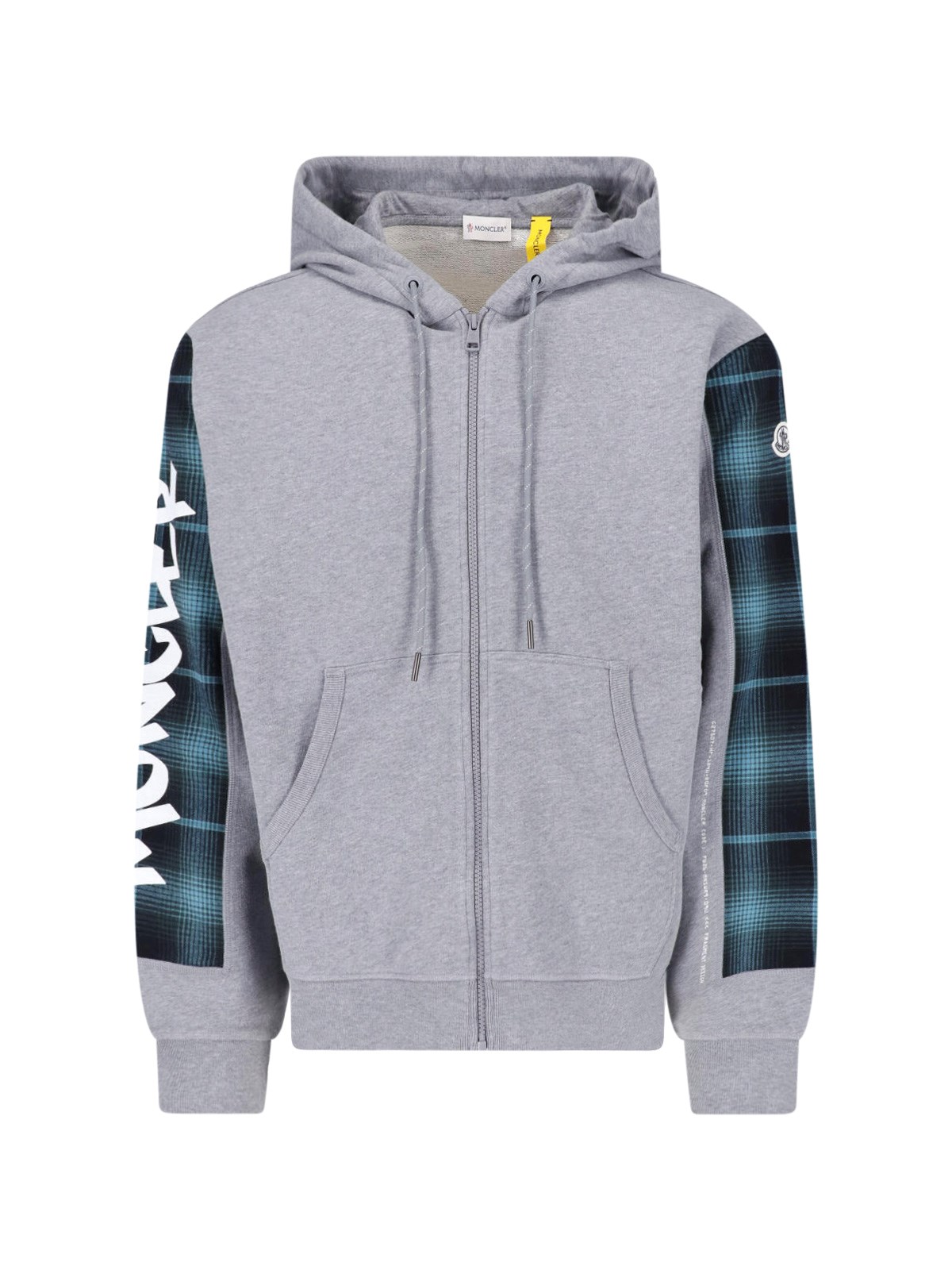 Moncler Genius Men's Gray X Fragt Hooded Zip Sweatshirt