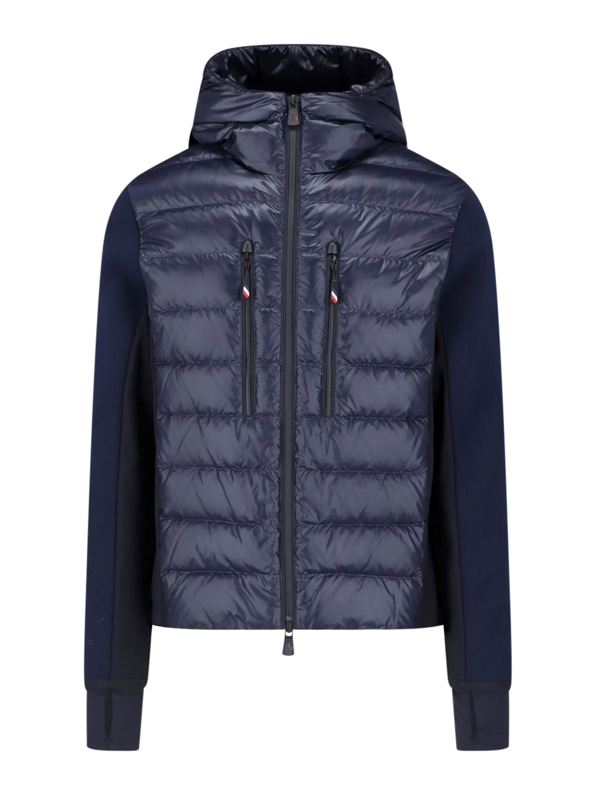 Moncler Grenoble Men's Blue Padded Zip Cardigan