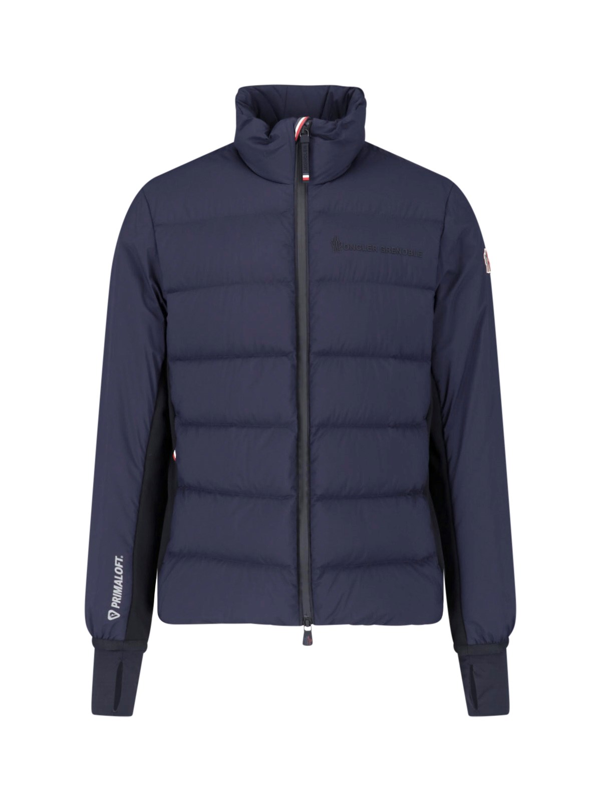 Moncler Grenoble Men's Blue Navy Zip-Up Jacket In Nylon - Image 3