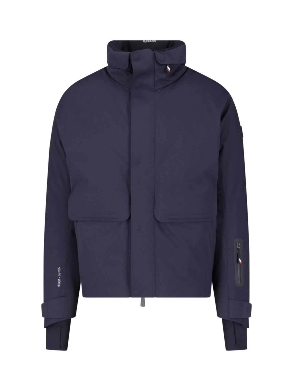 Moncler Grenoble Blue Polyamide Shell Jacket - 4