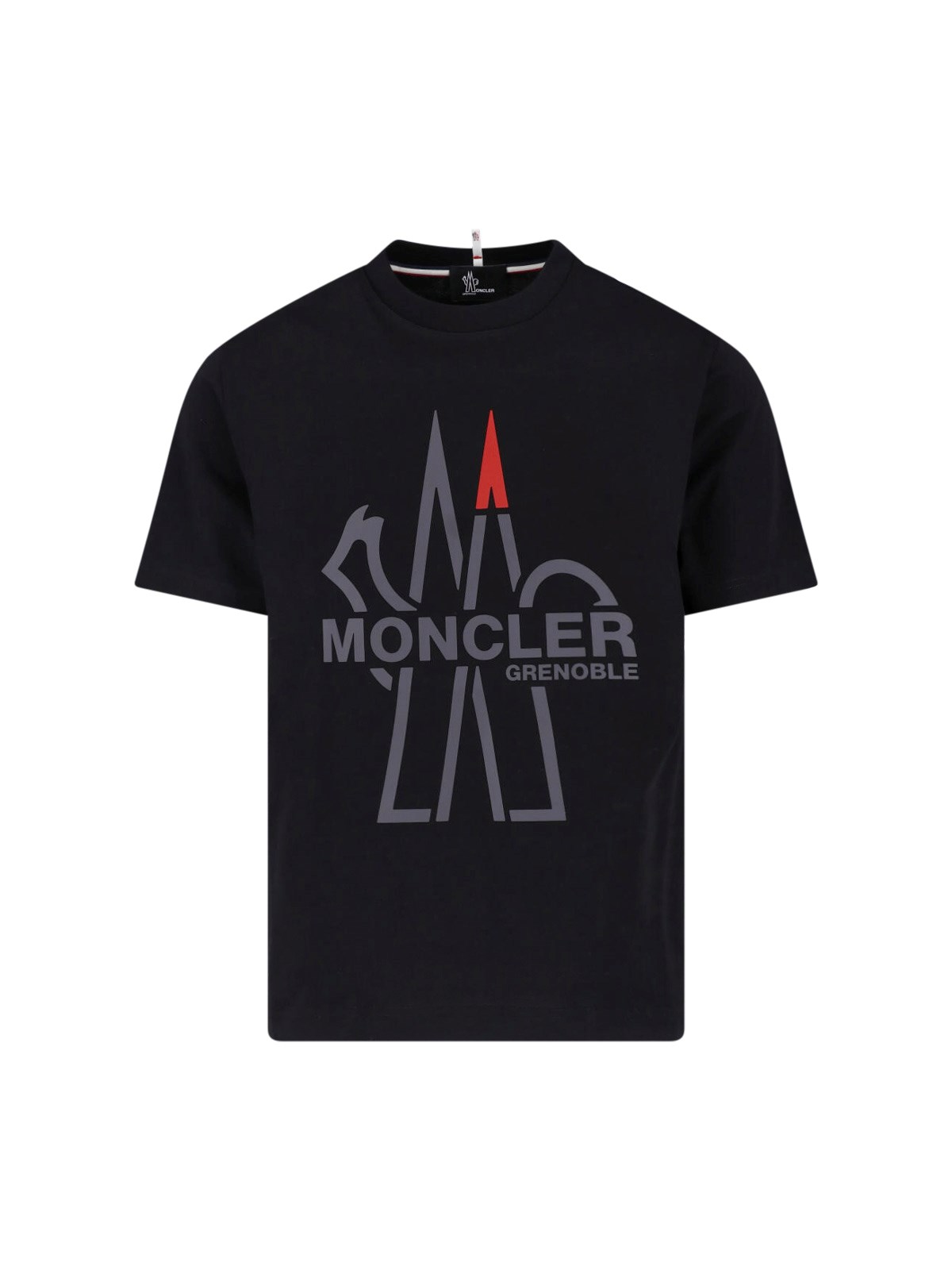 Moncler Grenoble Men's Black Logo T-Shirt