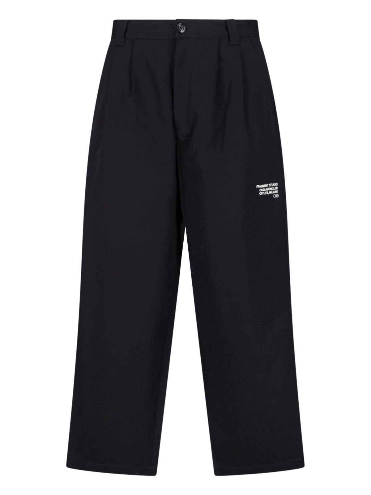 Moncler Genius Men's Black X Fragt Cotton Trousers