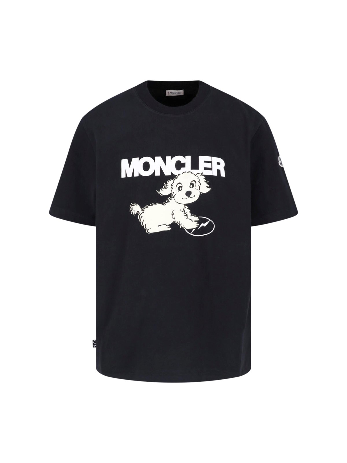 Moncler Genius Men's Black X Fragt T-Shirt Logo