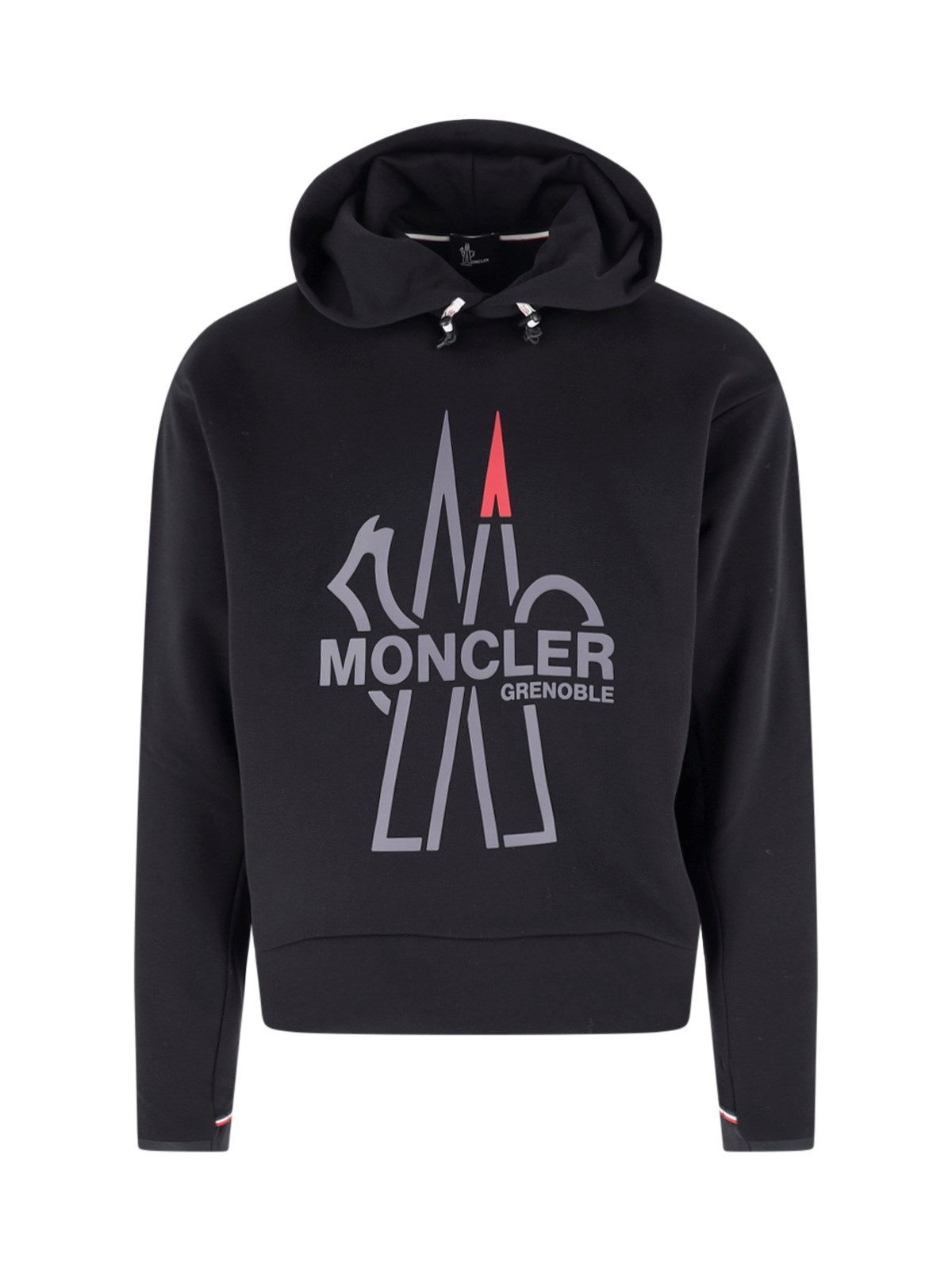 Moncler Grenoble Men's Black Hoodie “Polartec® Power Stretch™”