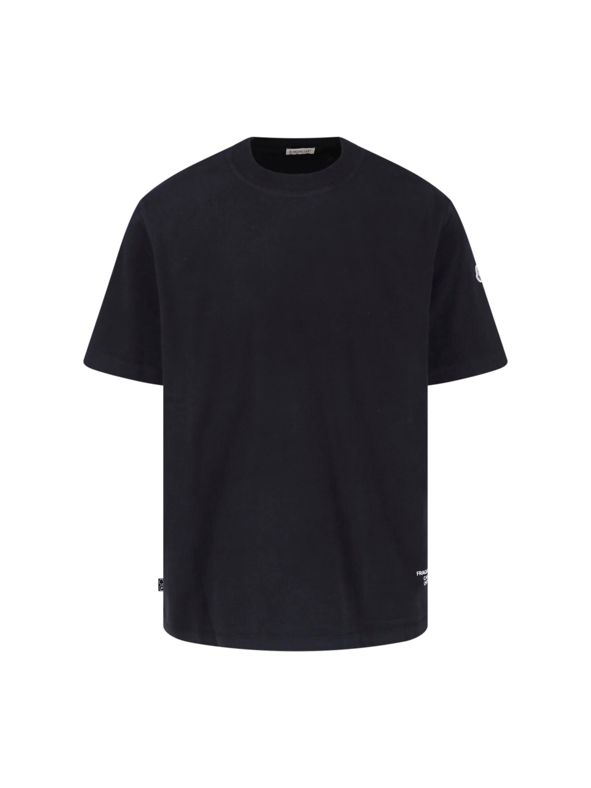 Moncler Genius Men's Black X Fragt T-Shirt Logo