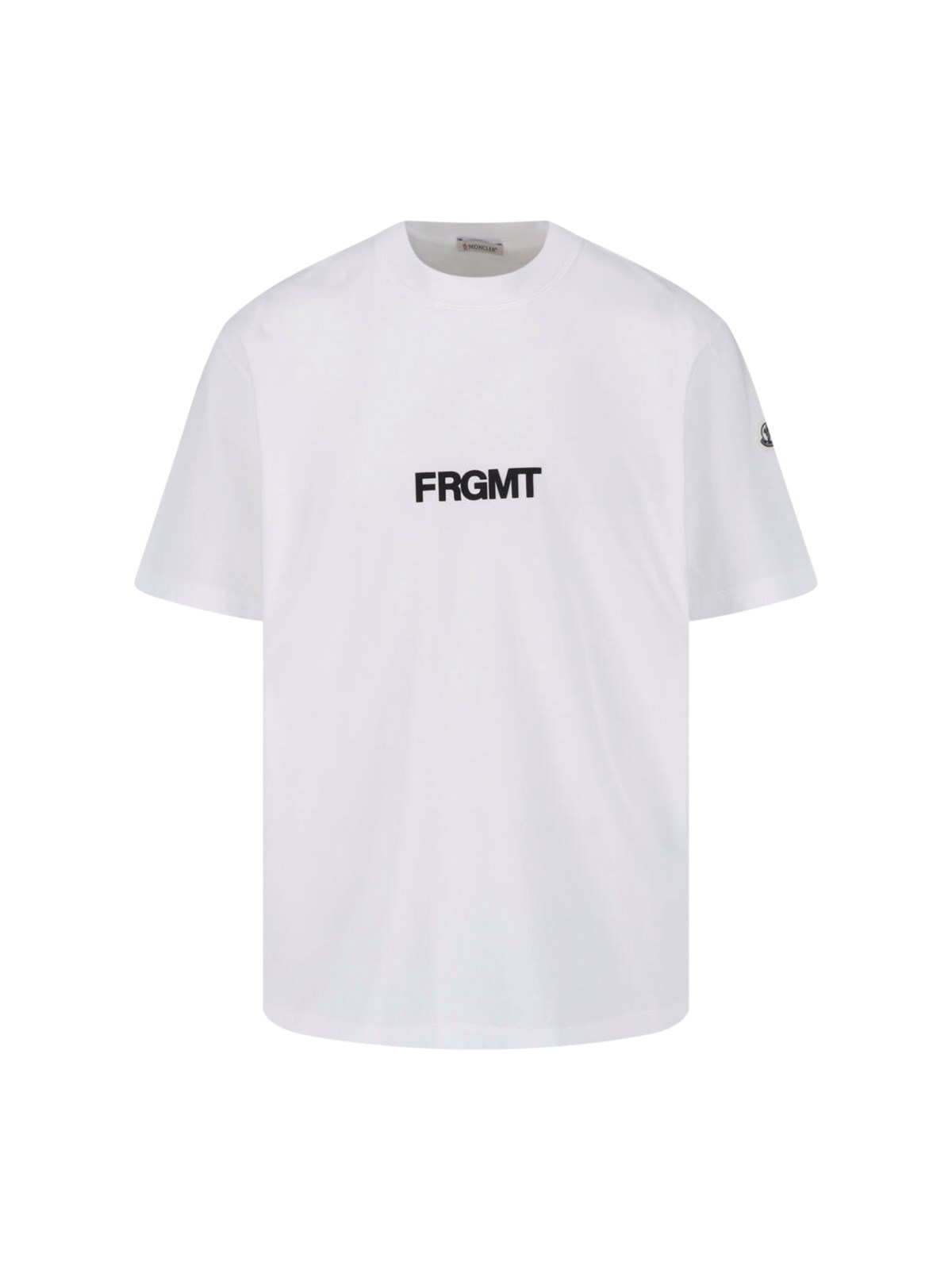 Moncler Genius Men's White X Fragt T-Shirt Logo