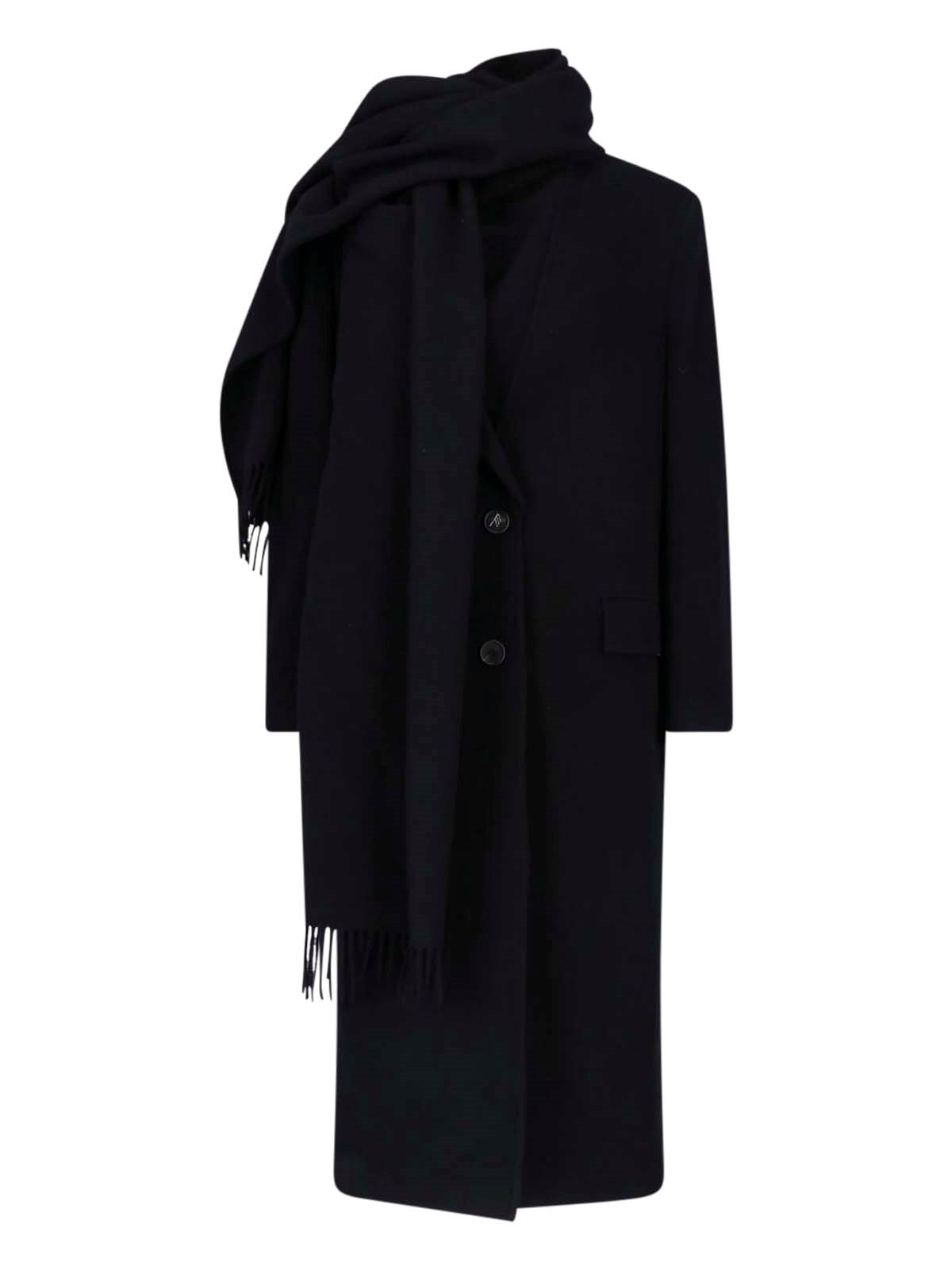 The Attico Coat With Scarf