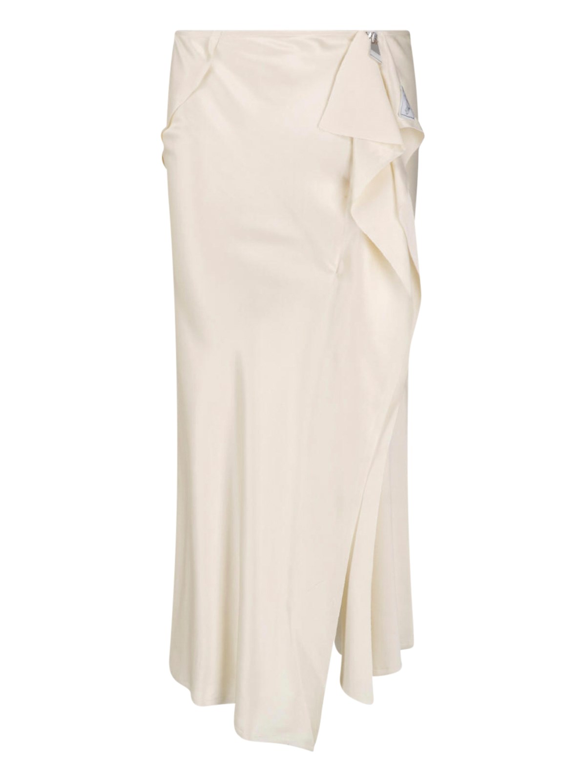 The Attico Midi Skirt In Viscose