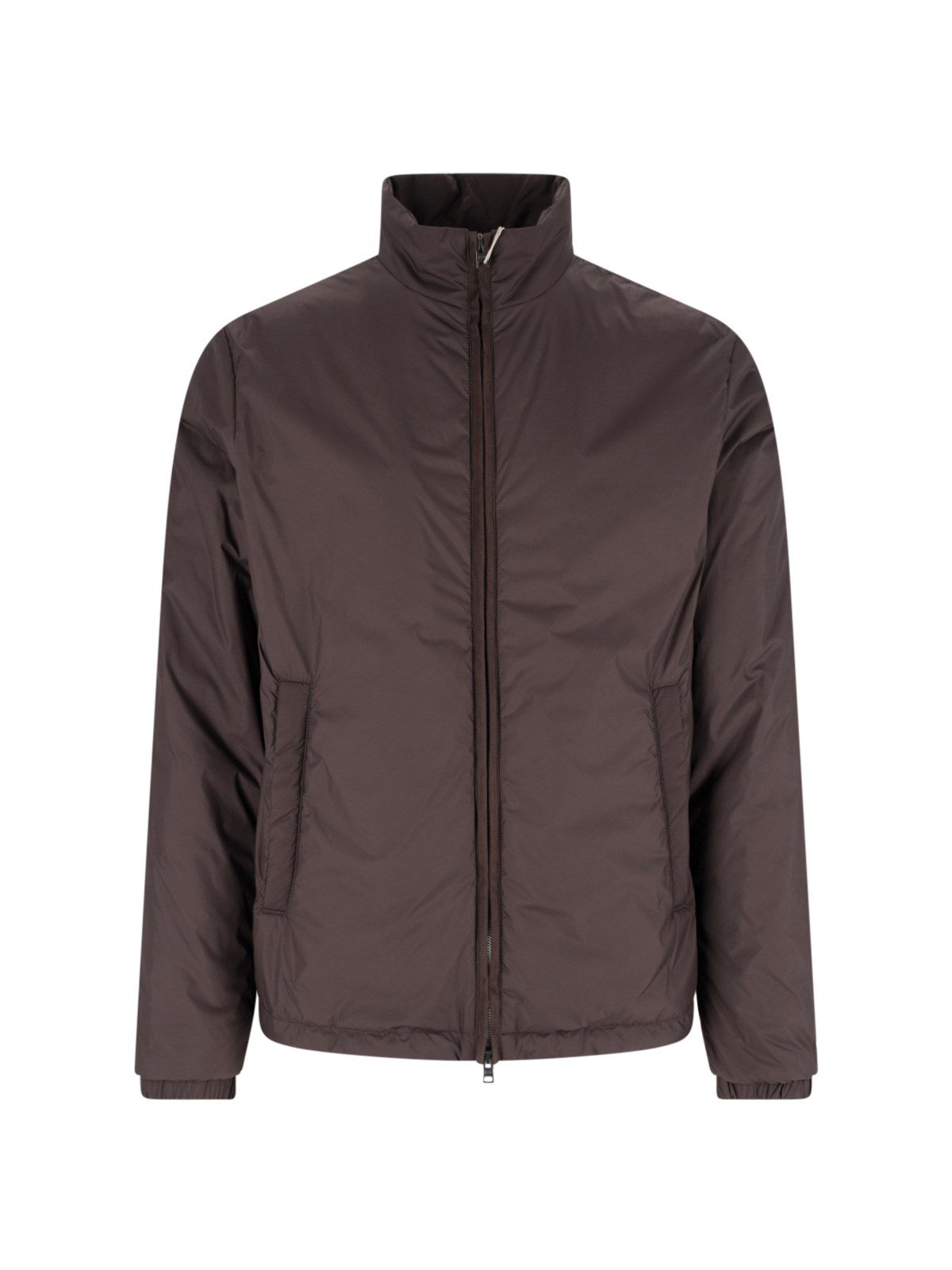 Herno Uomo Marrone Giacca Zip