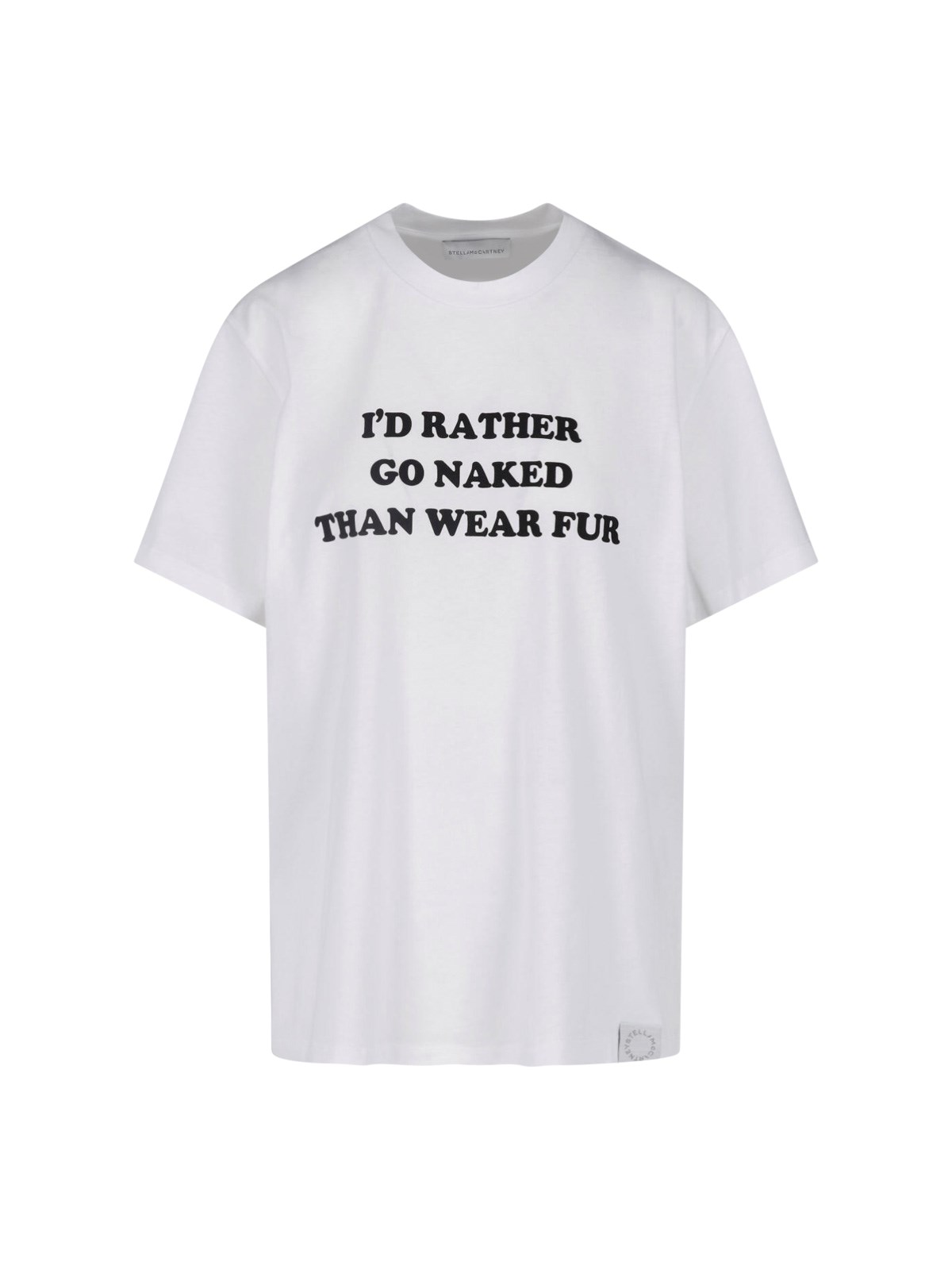 Stella Mccartney Donna Bianco T-Shirt Stampata