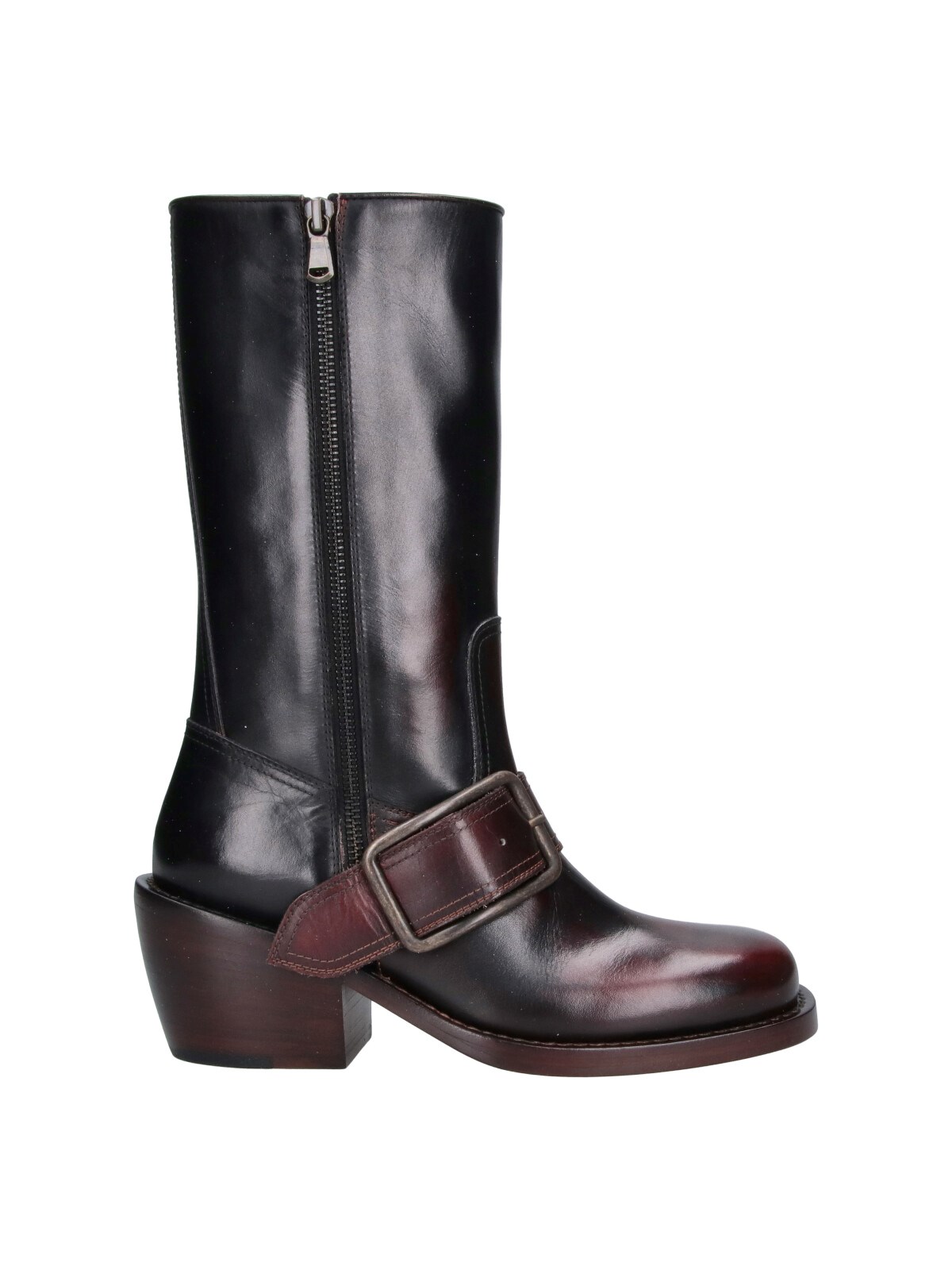 Dries Van Noten Donna Rosso Stivaletti In Pelle